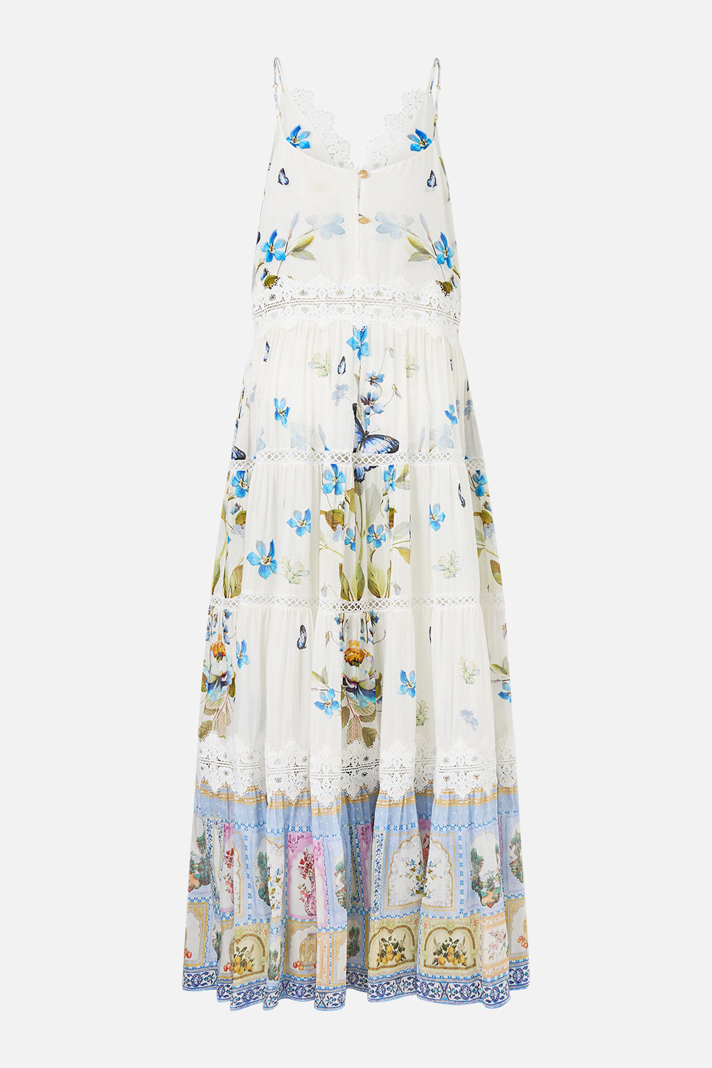 The CAMILLA TRAPEZE TIERED DRESS BOTANICAL BALLADS
