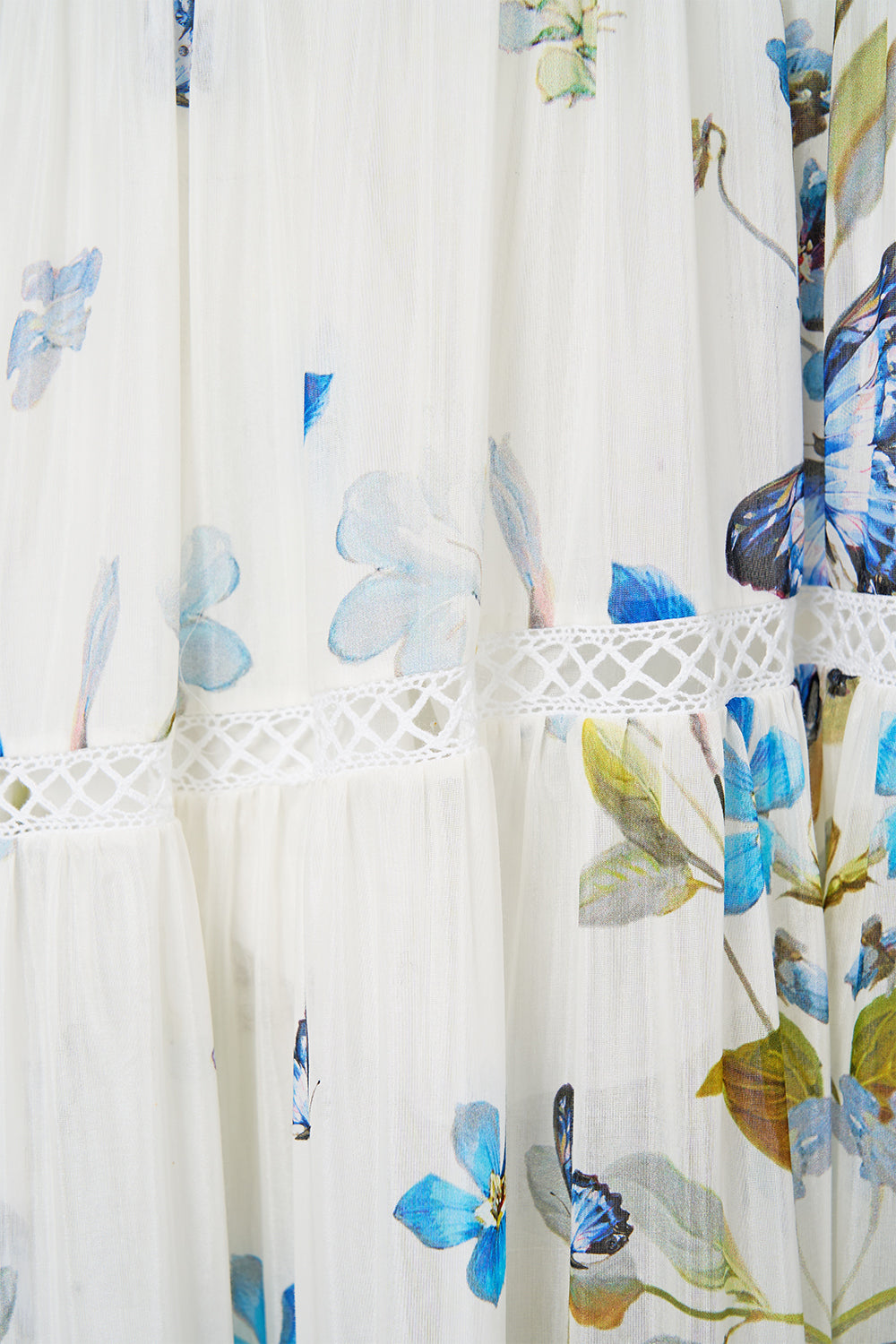 The CAMILLA TRAPEZE TIERED DRESS BOTANICAL BALLADS