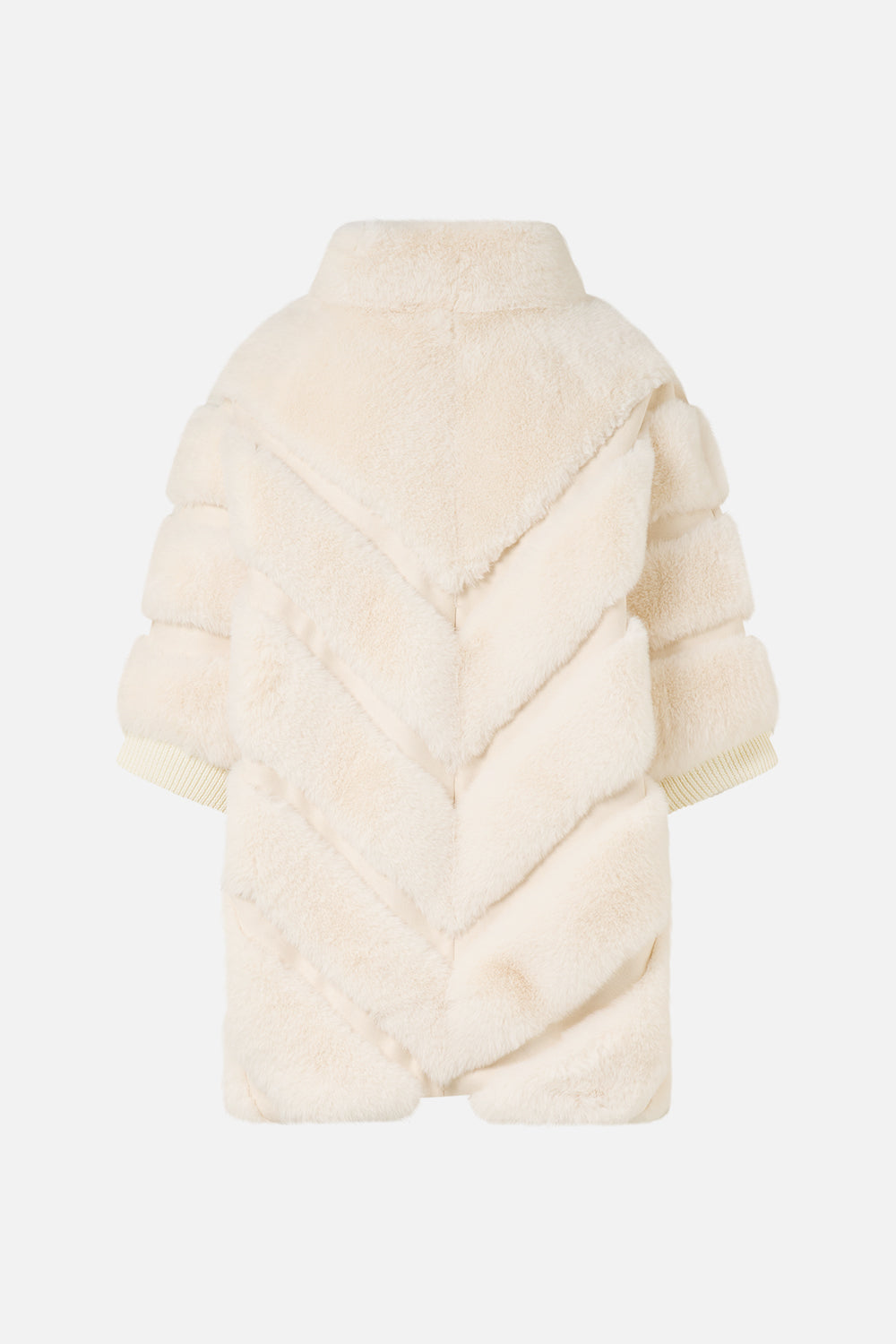 ルミニョン Lumi puff kirakira bijou furcoat ルミニョンLumi パフ kirakira bijou fur coat シロ ルミニョンLumi