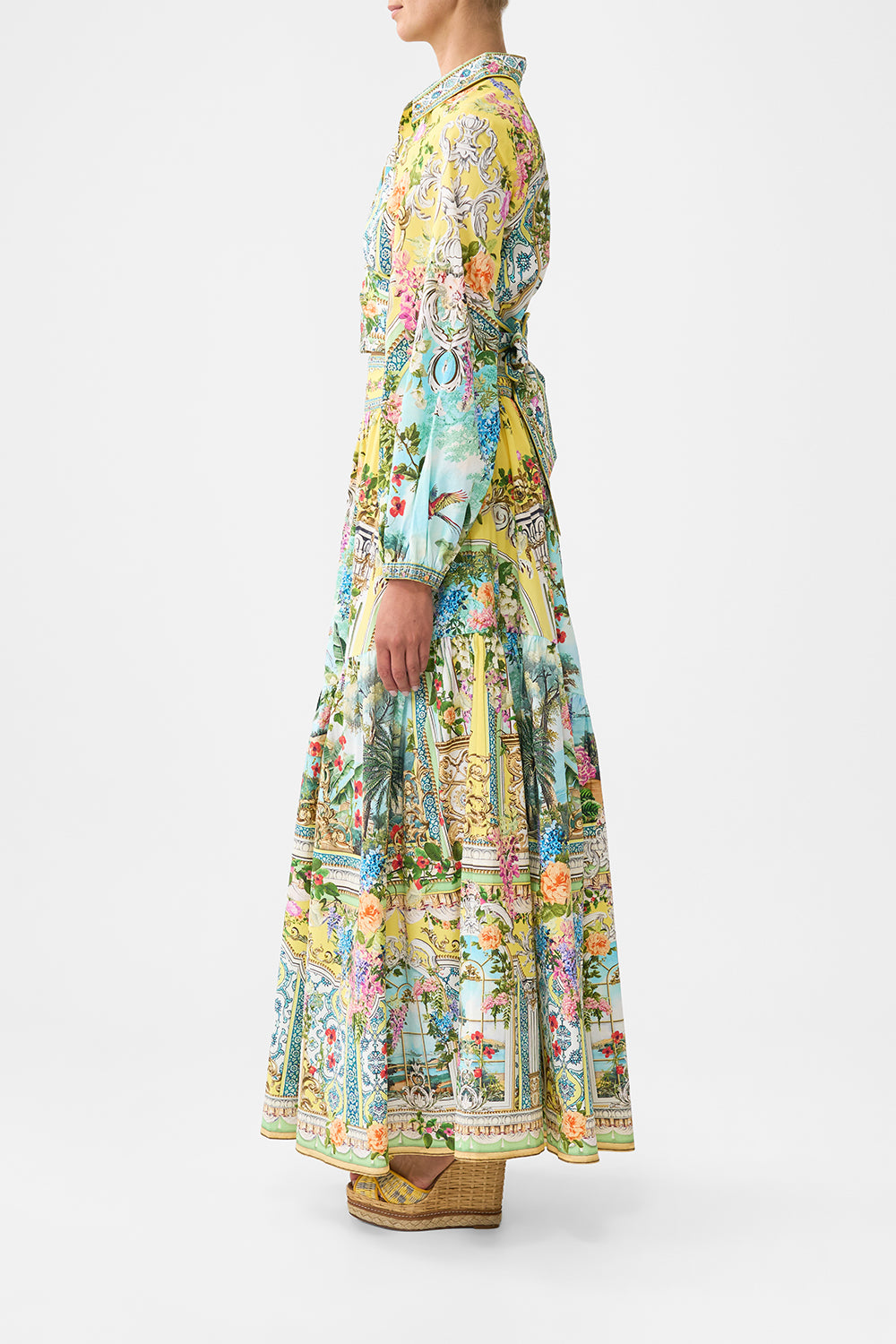 The CAMILLA CROPPED WRAP SHIRT TALES OF TOPKAPI PALACE