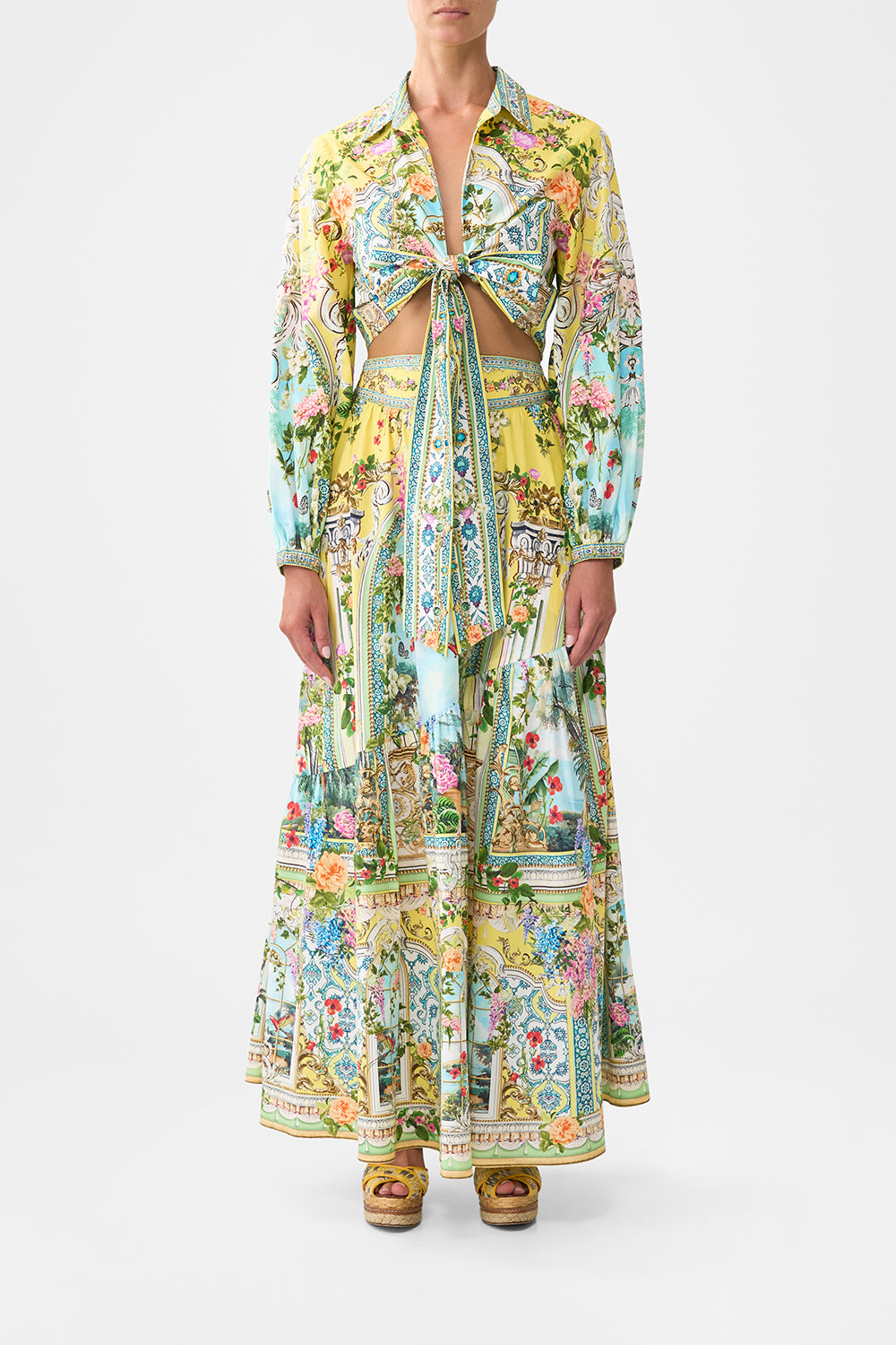 CROPPED WRAP SHIRT TALES OF TOPKAPI PALACE