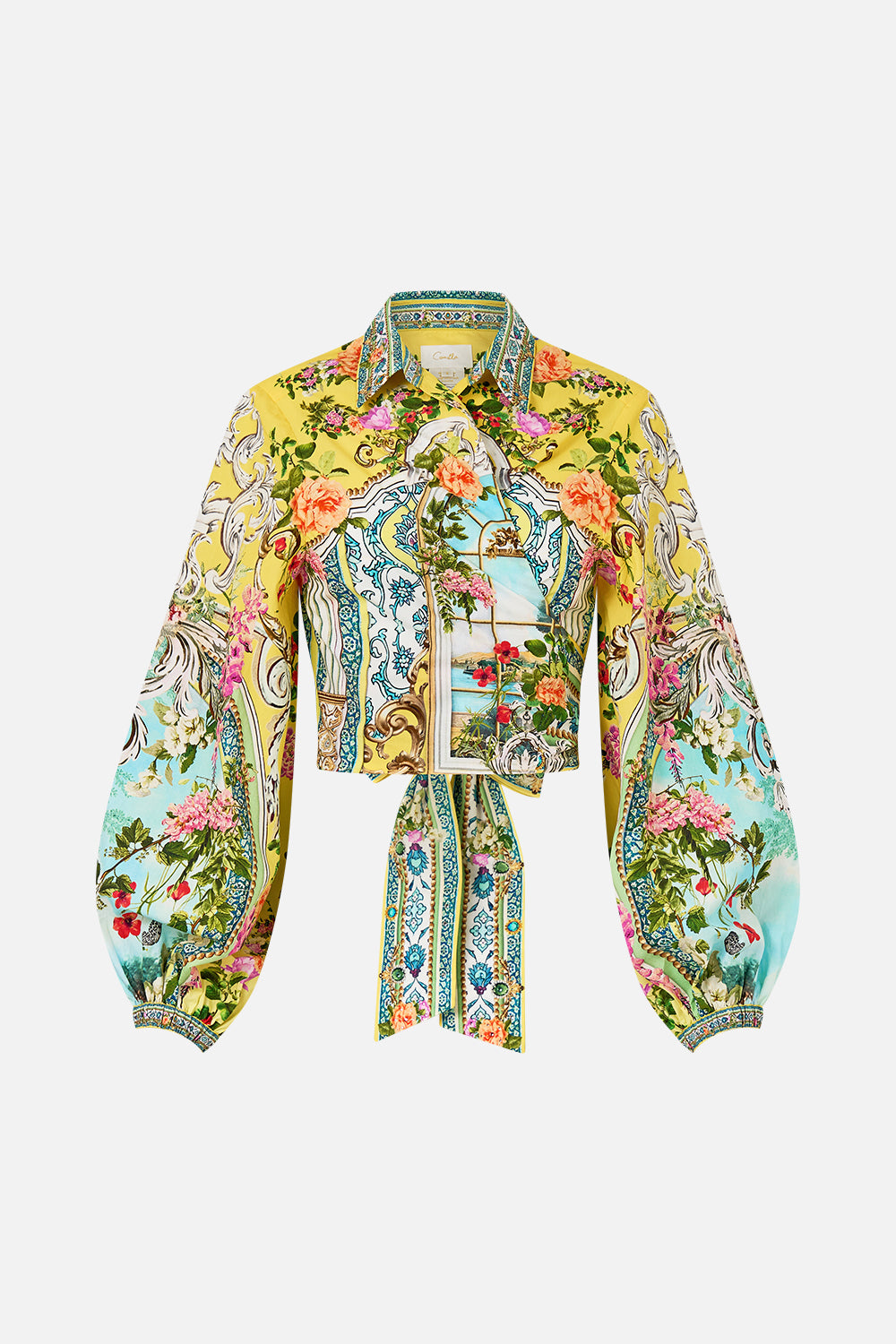 The CAMILLA CROPPED WRAP SHIRT TALES OF TOPKAPI PALACE