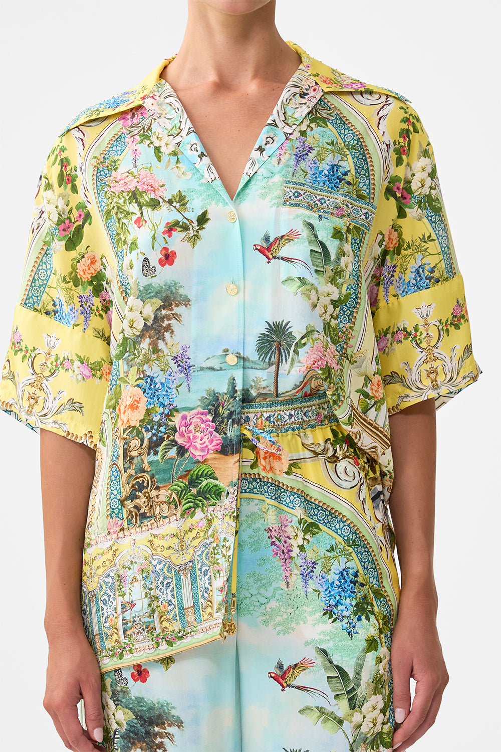 The CAMILLA OVERSIZED SHIRT WITH POCKET TALES OF TOPKAPI PALACE