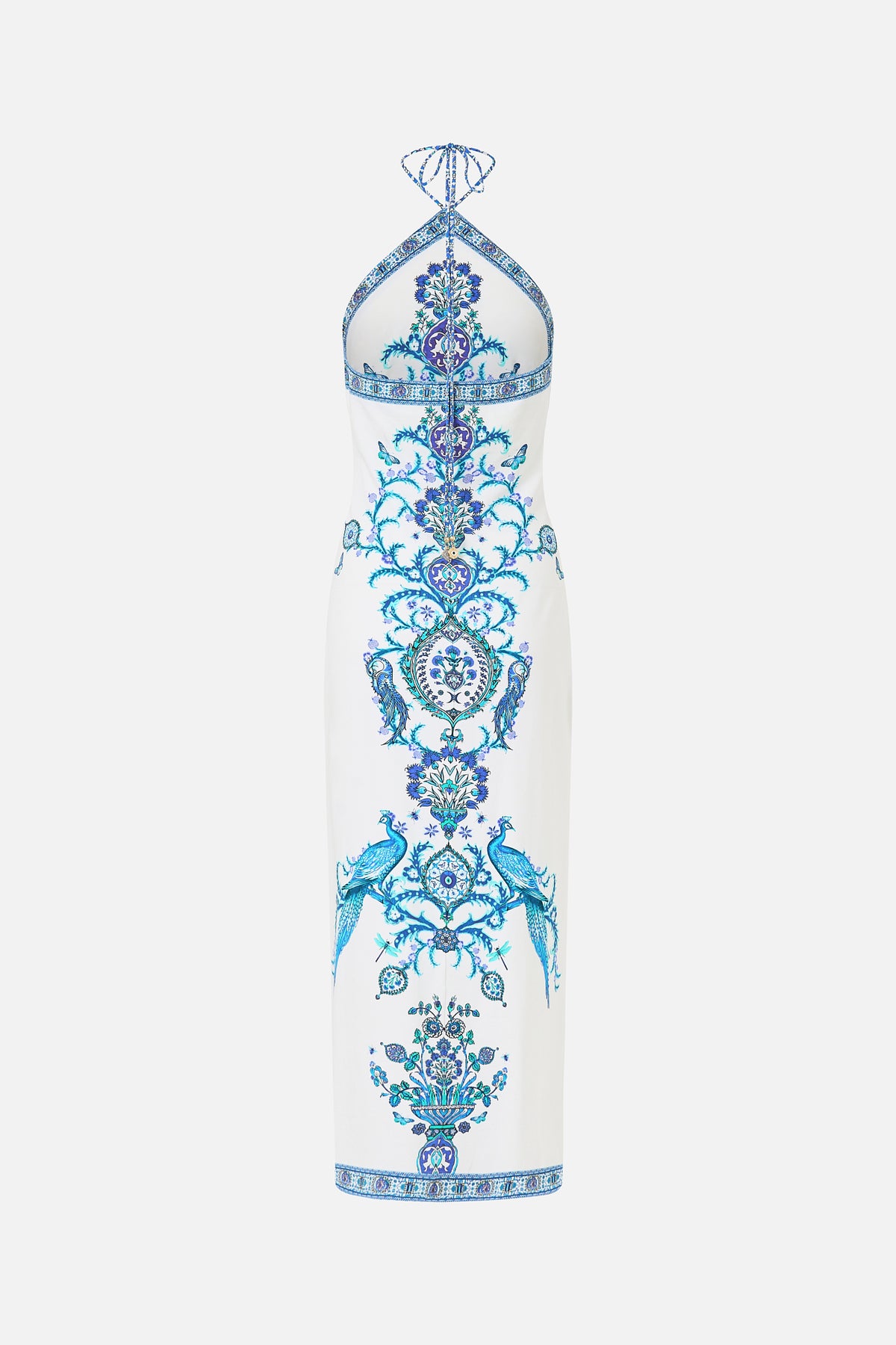 LONG JERSEY HALTER DRESS ISNIK LULLABY