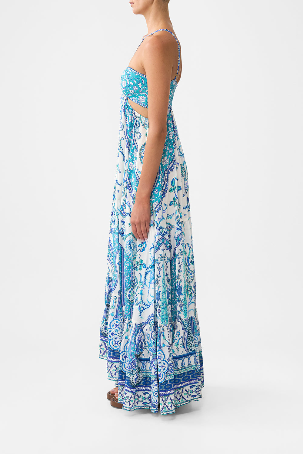 The CAMILLA GATHERED CUT OUT DRESS ISNIK LULLABY