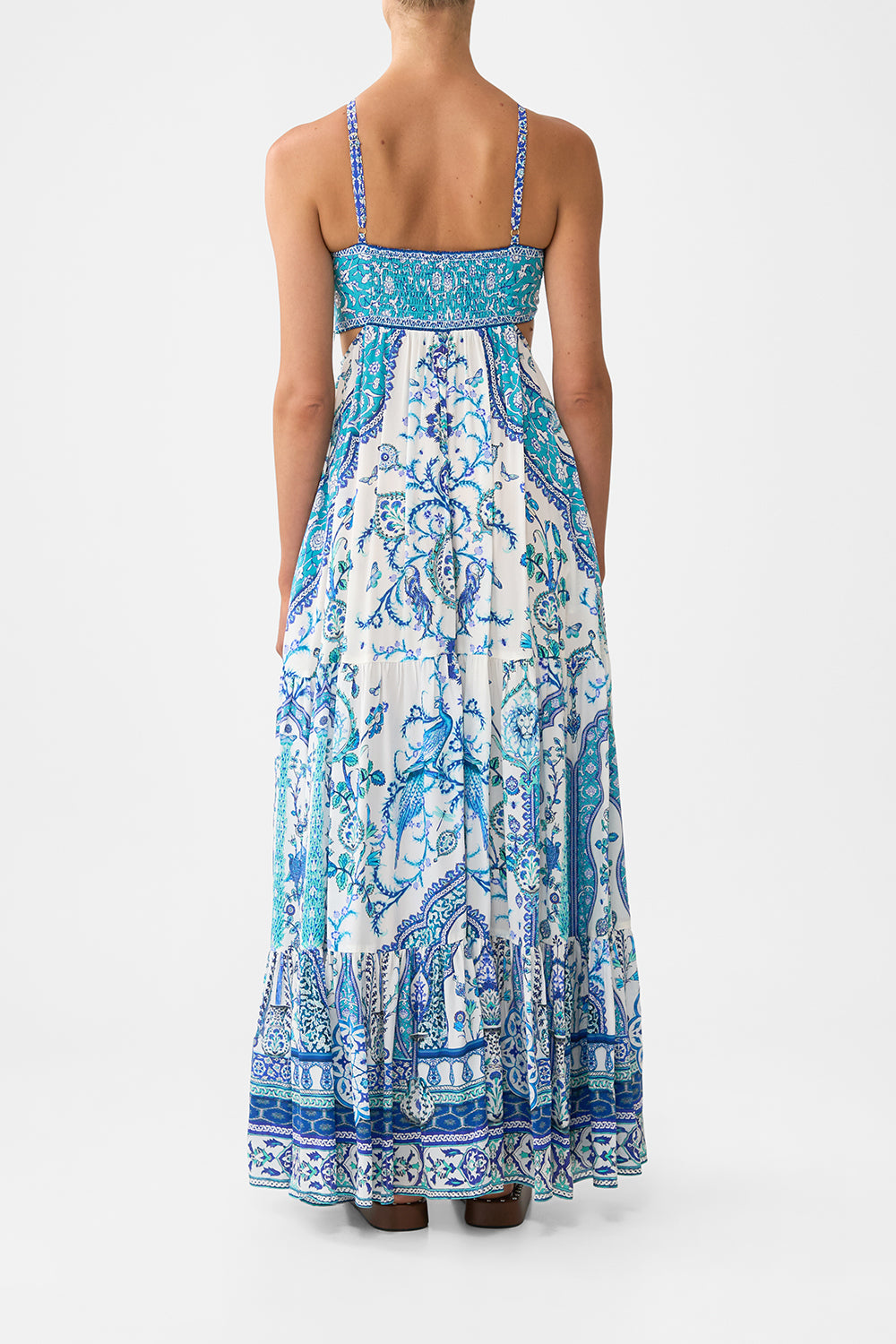 The CAMILLA GATHERED CUT OUT DRESS ISNIK LULLABY