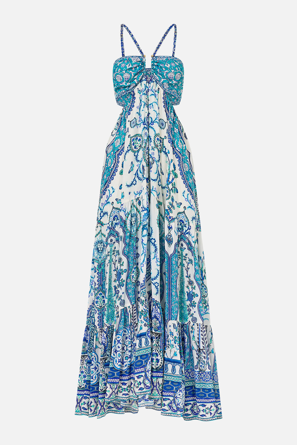 The CAMILLA GATHERED CUT OUT DRESS ISNIK LULLABY