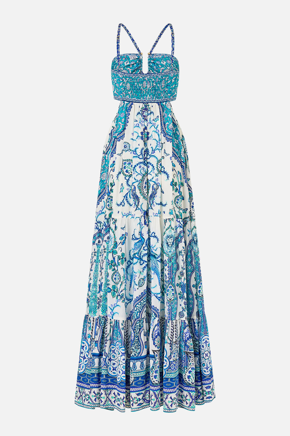The CAMILLA GATHERED CUT OUT DRESS ISNIK LULLABY