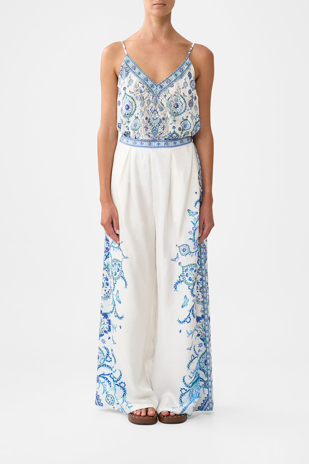 The CAMILLA TUCK FRONT PANT ISNIK LULLABYISNIK LULLABY