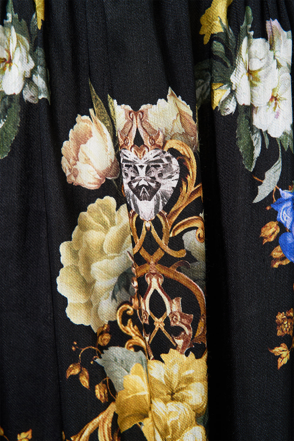 HIGH NECK SHORT DRESS WITH RUFFLE CUFF OTTOMAN ELEGANCE