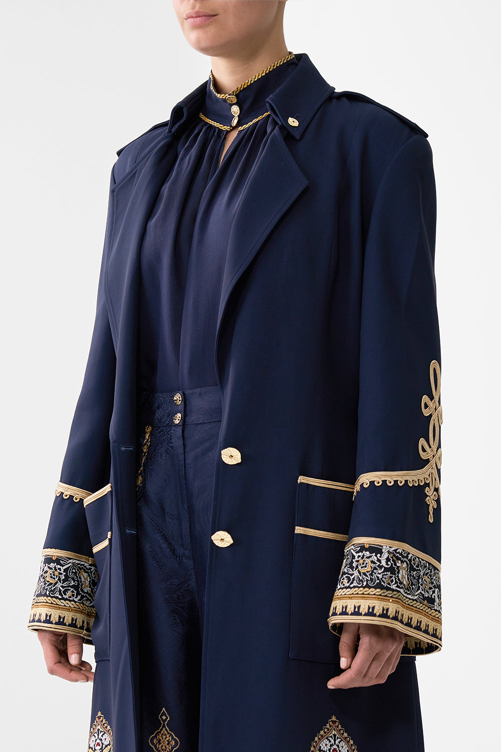 LONG MILITARY COAT THE IMPERIAL GATE