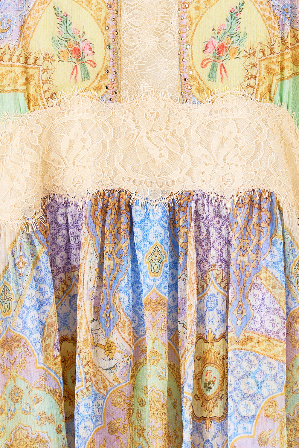 The CAMILLA RELAXED SHORT DRESS WITH DROPPED WAIST EAST OF ISTANBUL