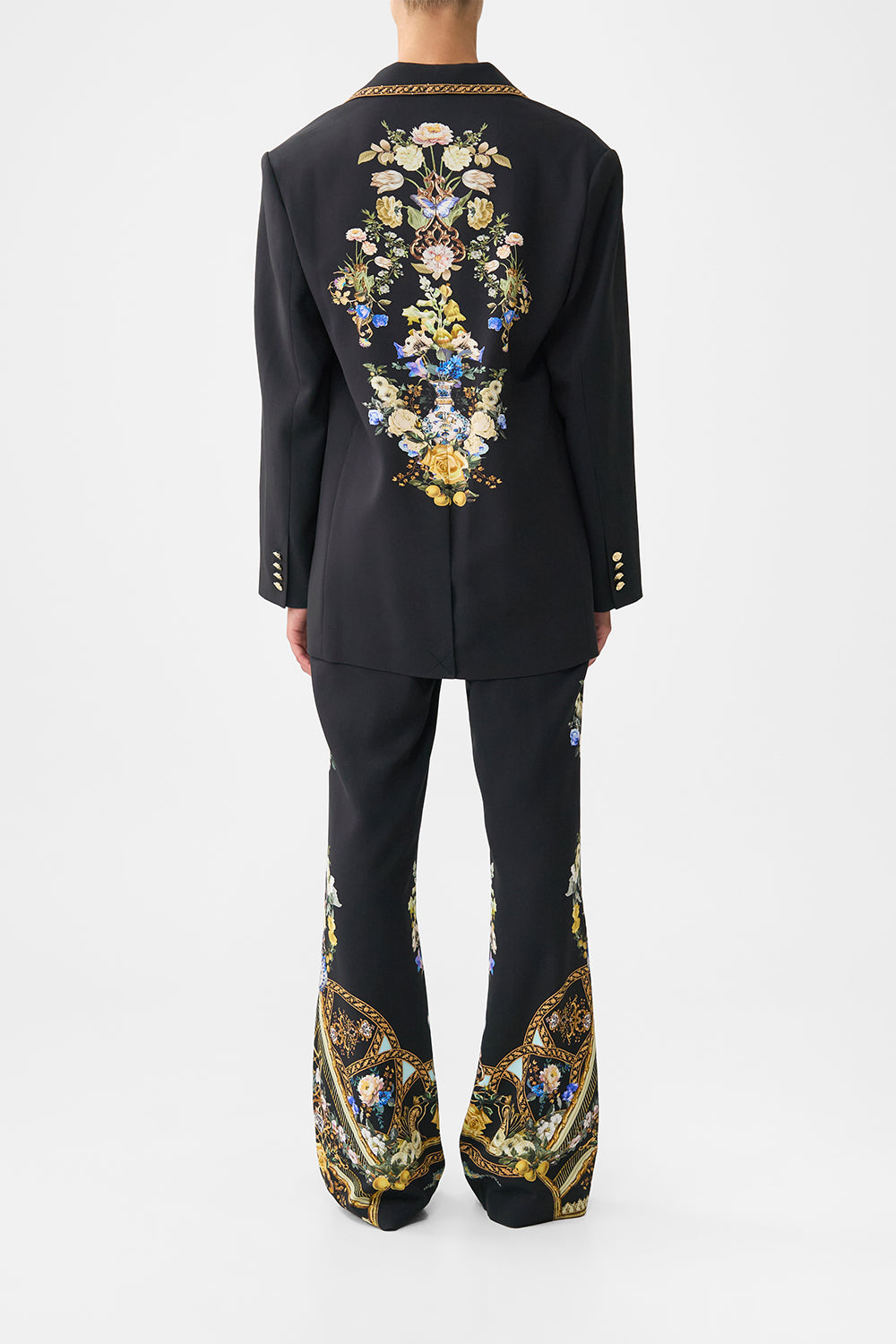 BOYFRIEND JACKET WITH BOW DETAIL OTTOMAN ELEGANCE