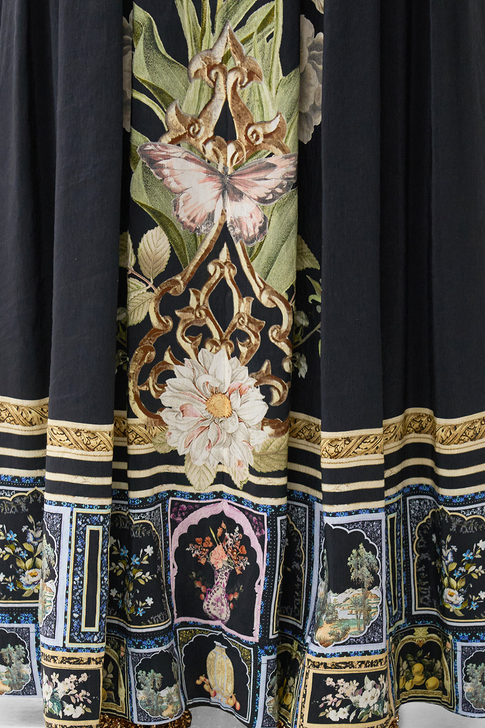 CORSET WAIST MAXI SKIRT OTTOMAN ELEGANCE