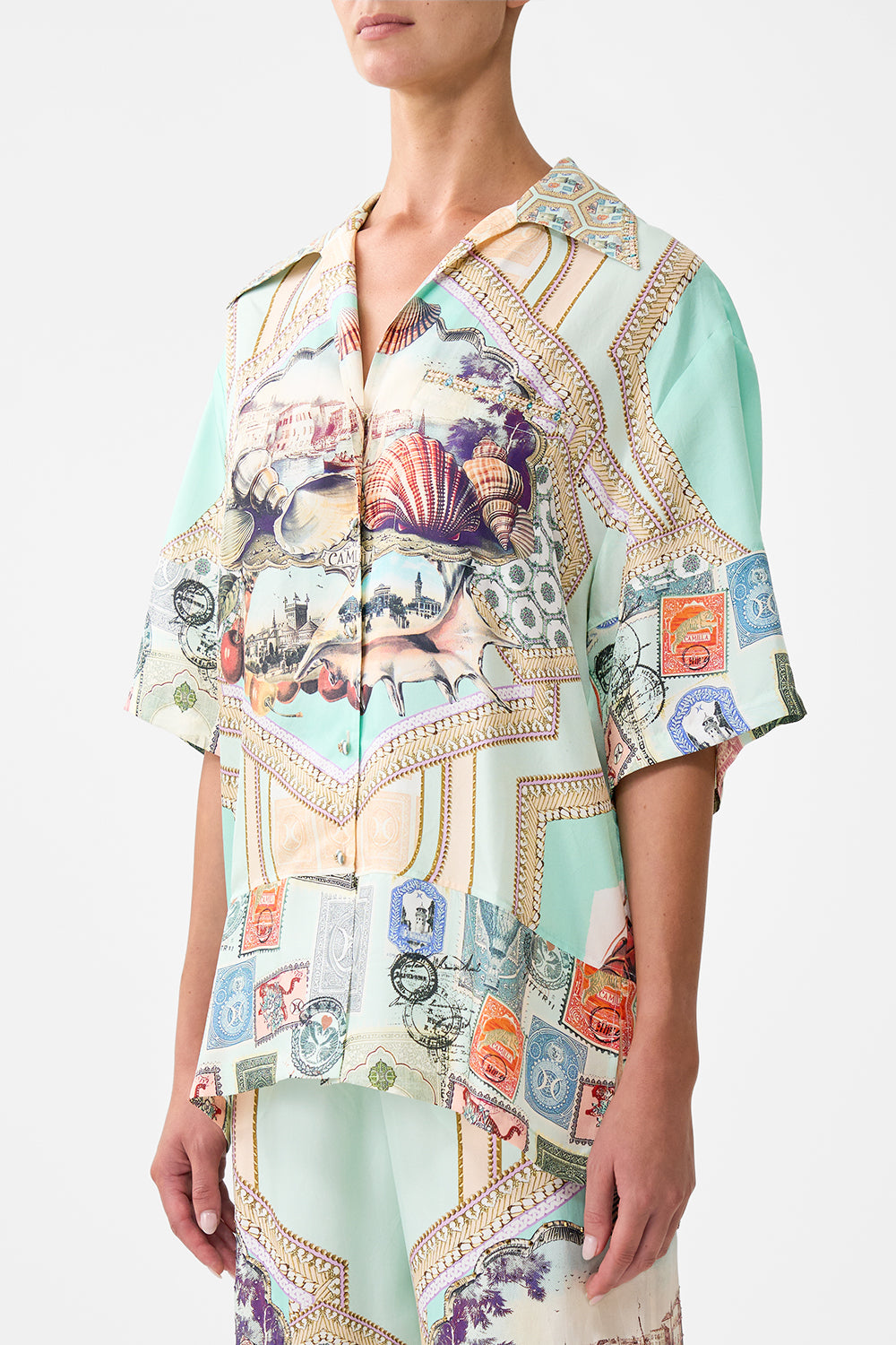 With Love From Turkiye Oversized Shirt With Pocket | CAMILLA