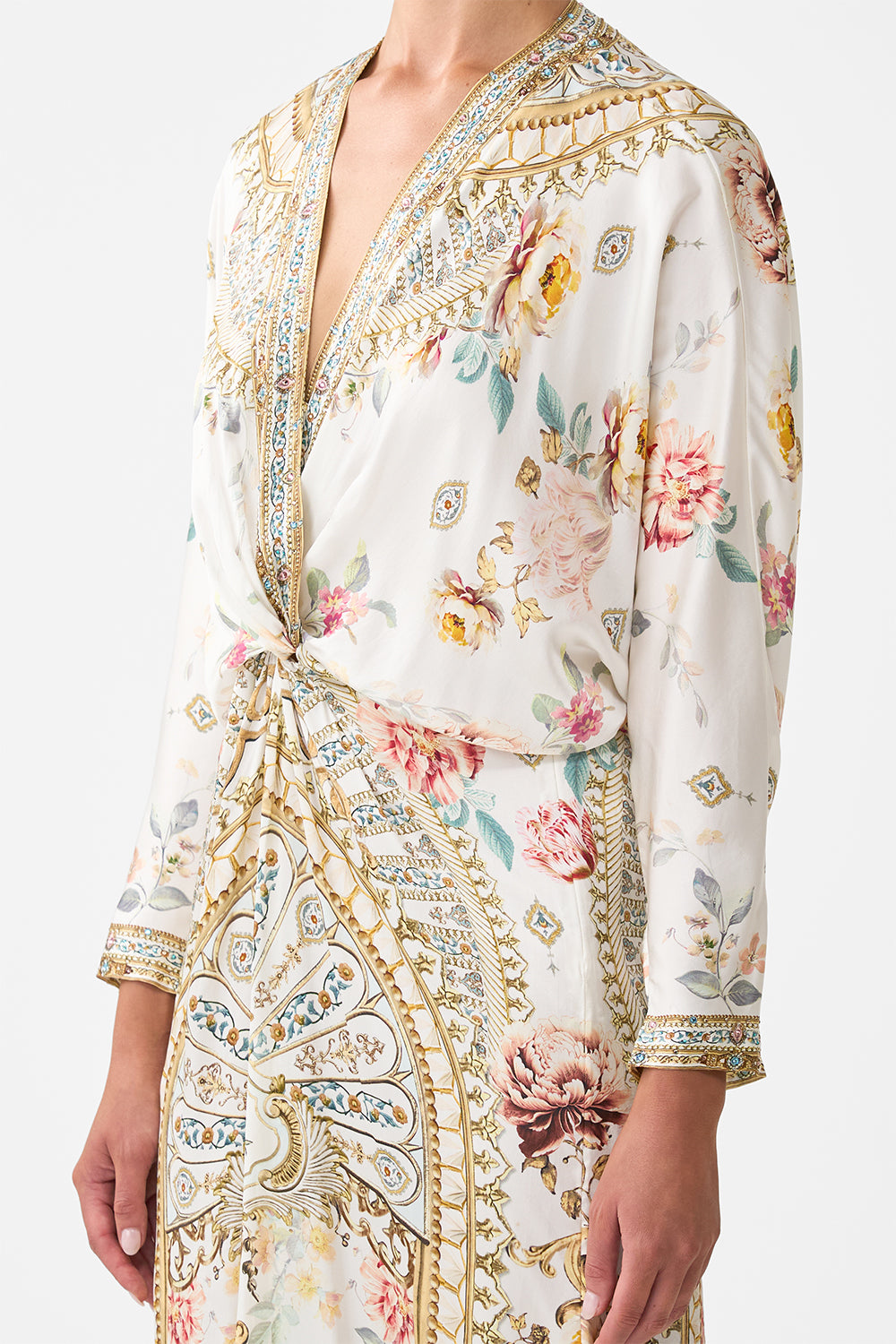 TWIST FRONT BATWING DRESS OTTOMAN DYNASTY