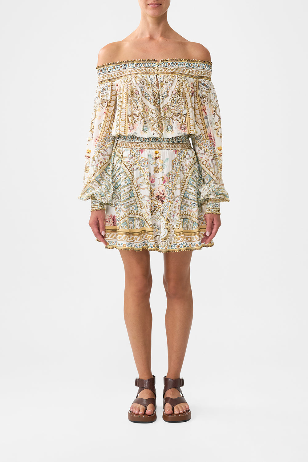 OFF SHOULDER SHORT DRESS OTTOMAN DYNASTY