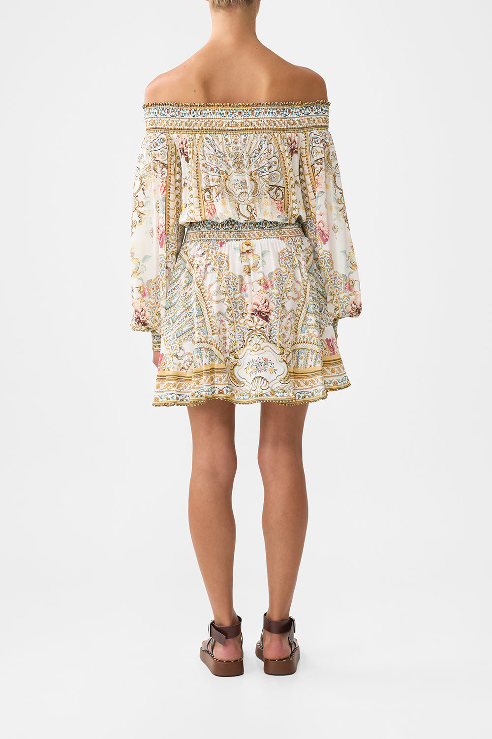 OFF SHOULDER SHORT DRESS OTTOMAN DYNASTY