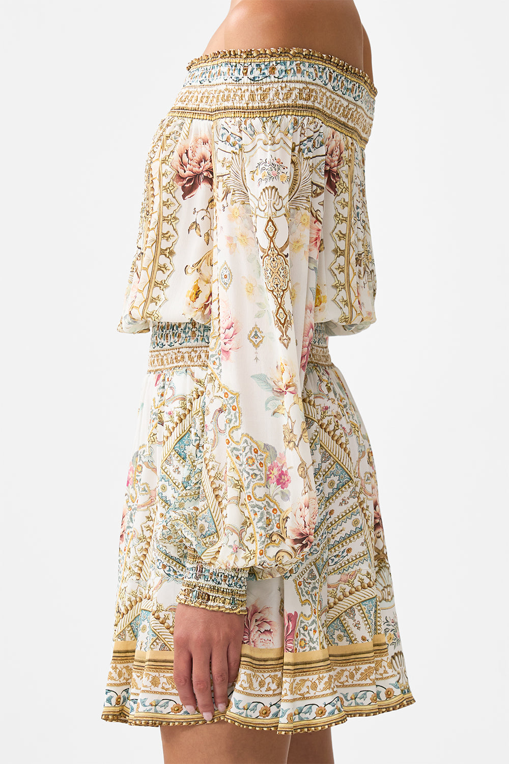 OFF SHOULDER SHORT DRESS OTTOMAN DYNASTY