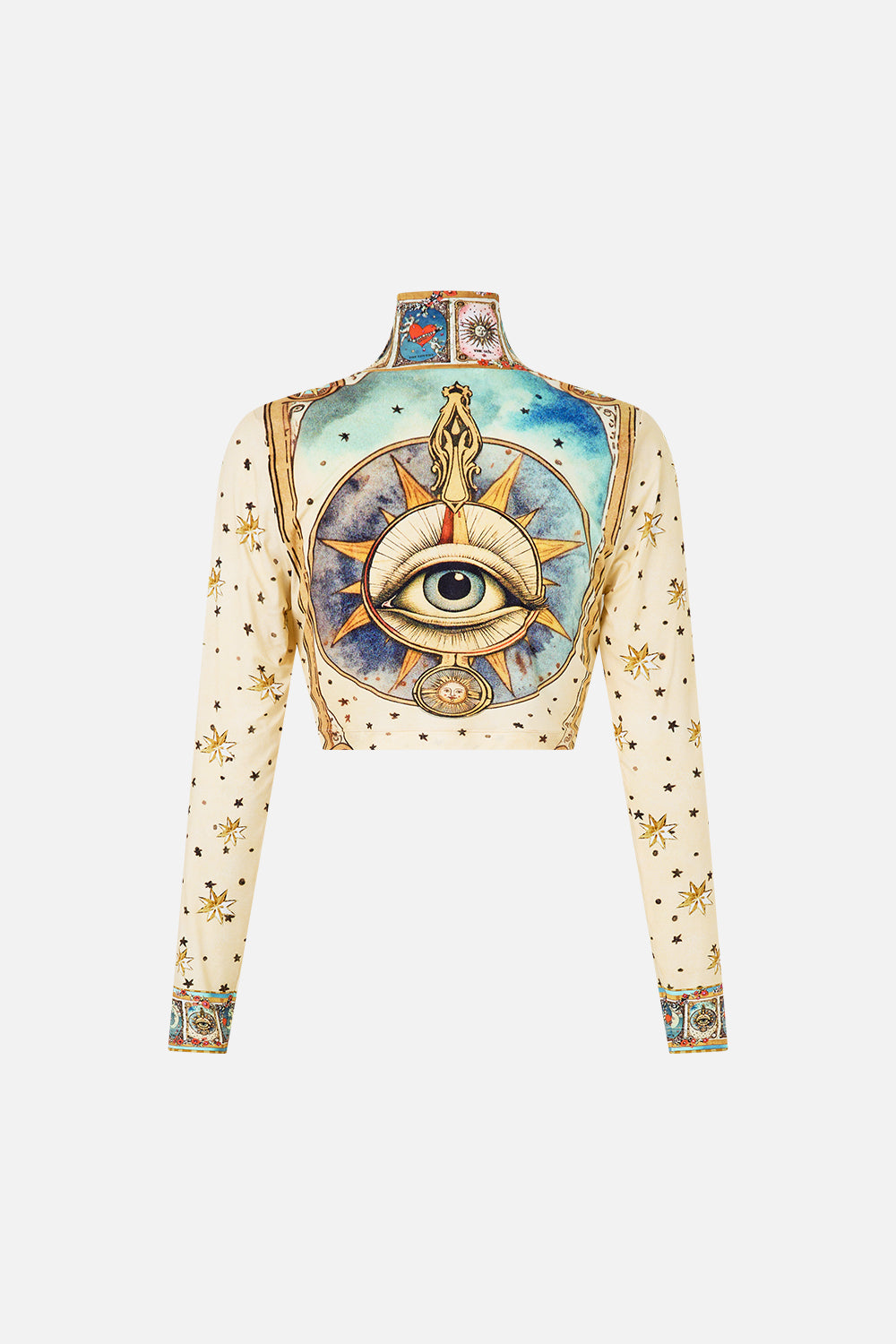 CROPPED JERSEY TURTLENECK MY LUCKY STARS