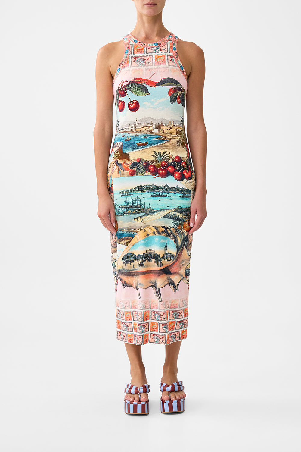 Notes From The Road Jersey Tank Dress | CAMILLA AU – CAMILLA
