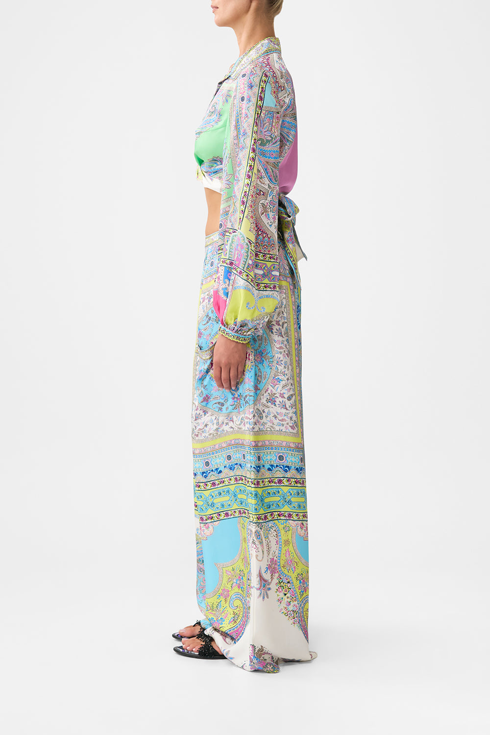 The CAMILLA WIDE LEG TROUSER WITH FRONT POCKETS MAGIC CARPET RIDE