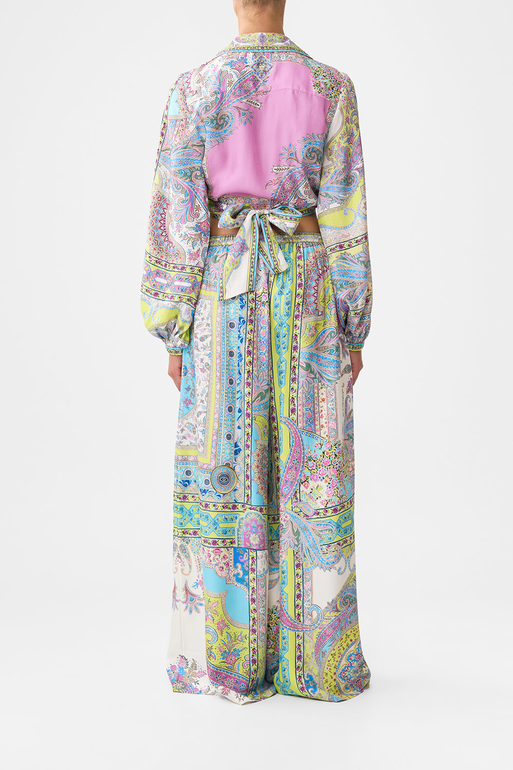 The CAMILLA WIDE LEG TROUSER WITH FRONT POCKETS MAGIC CARPET RIDE