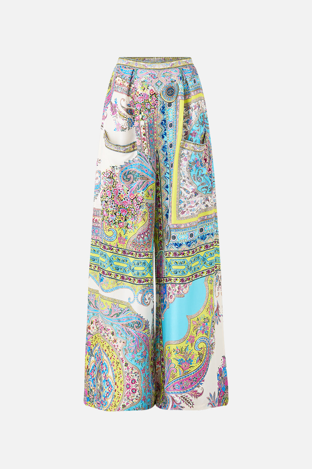 The CAMILLA WIDE LEG TROUSER WITH FRONT POCKETS MAGIC CARPET RIDE