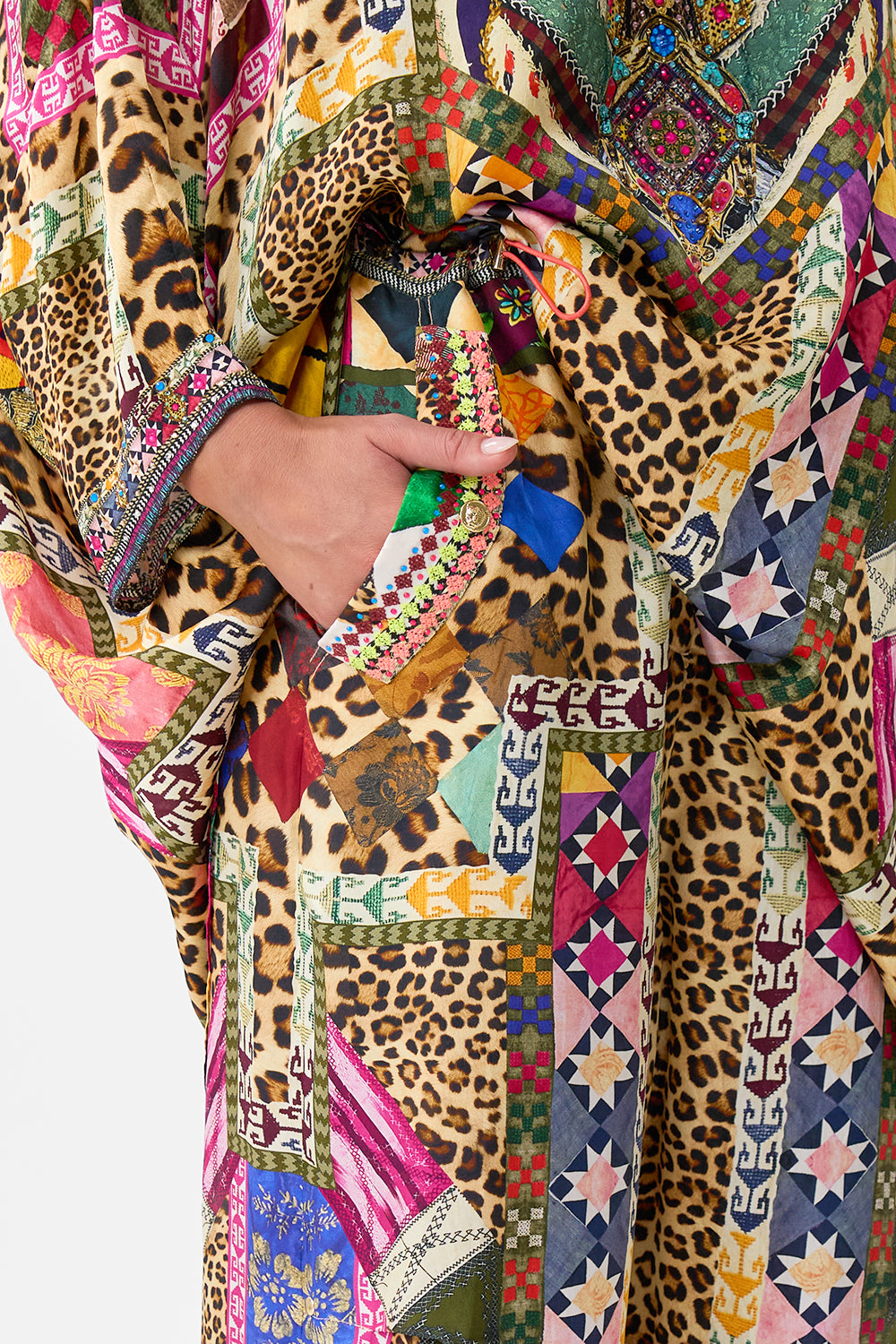 The CAMILLA PARACHUTE PANT EMBROIDERED EVER AFTER