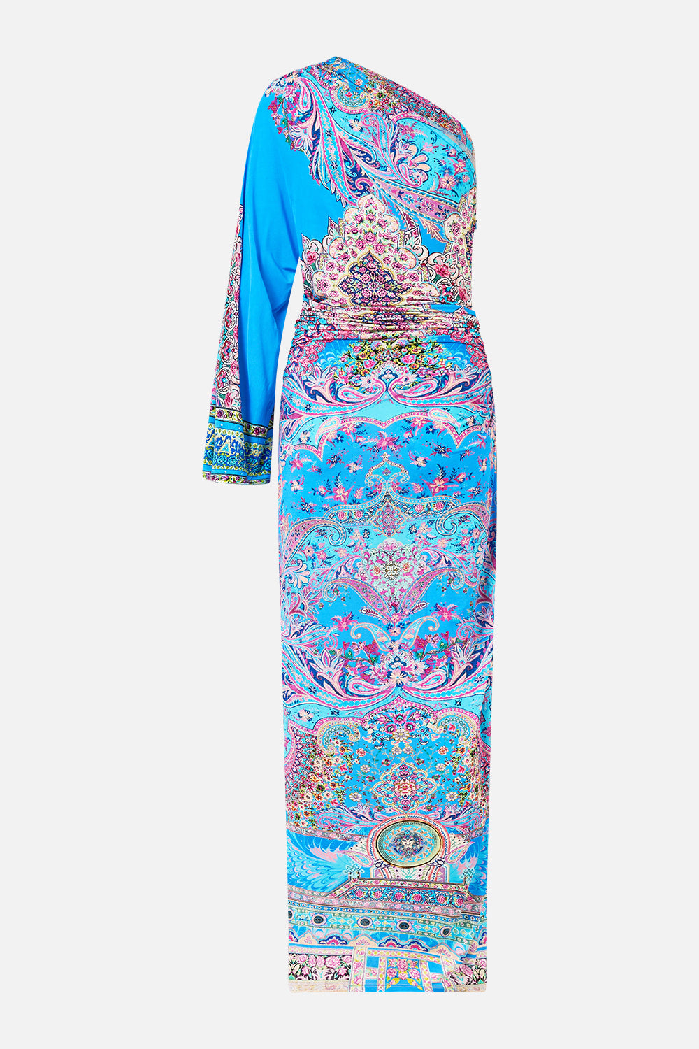 The CAMILLA ONE SHOULDER JERSEY DRESS FOOTSTEPS IN FOLKLORE