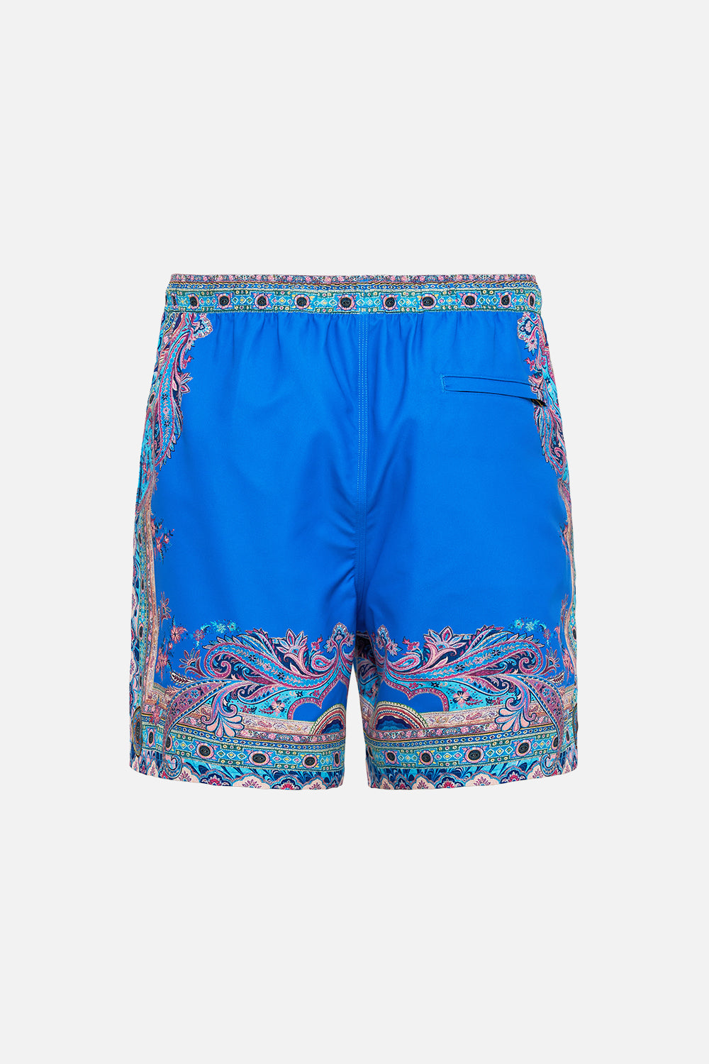 MID LENGTH BOARDSHORT WITH ELASTIC WAIST FOOTSTEPS IN FOLKLORE