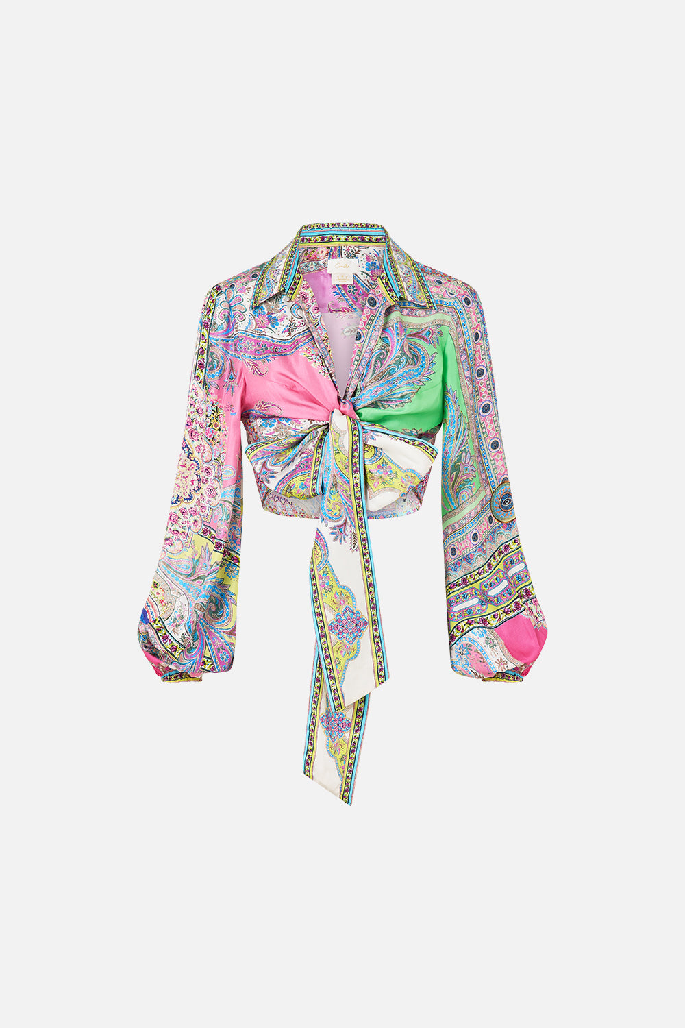 CROPPED WRAP SHIRT MAGIC CARPET RIDE