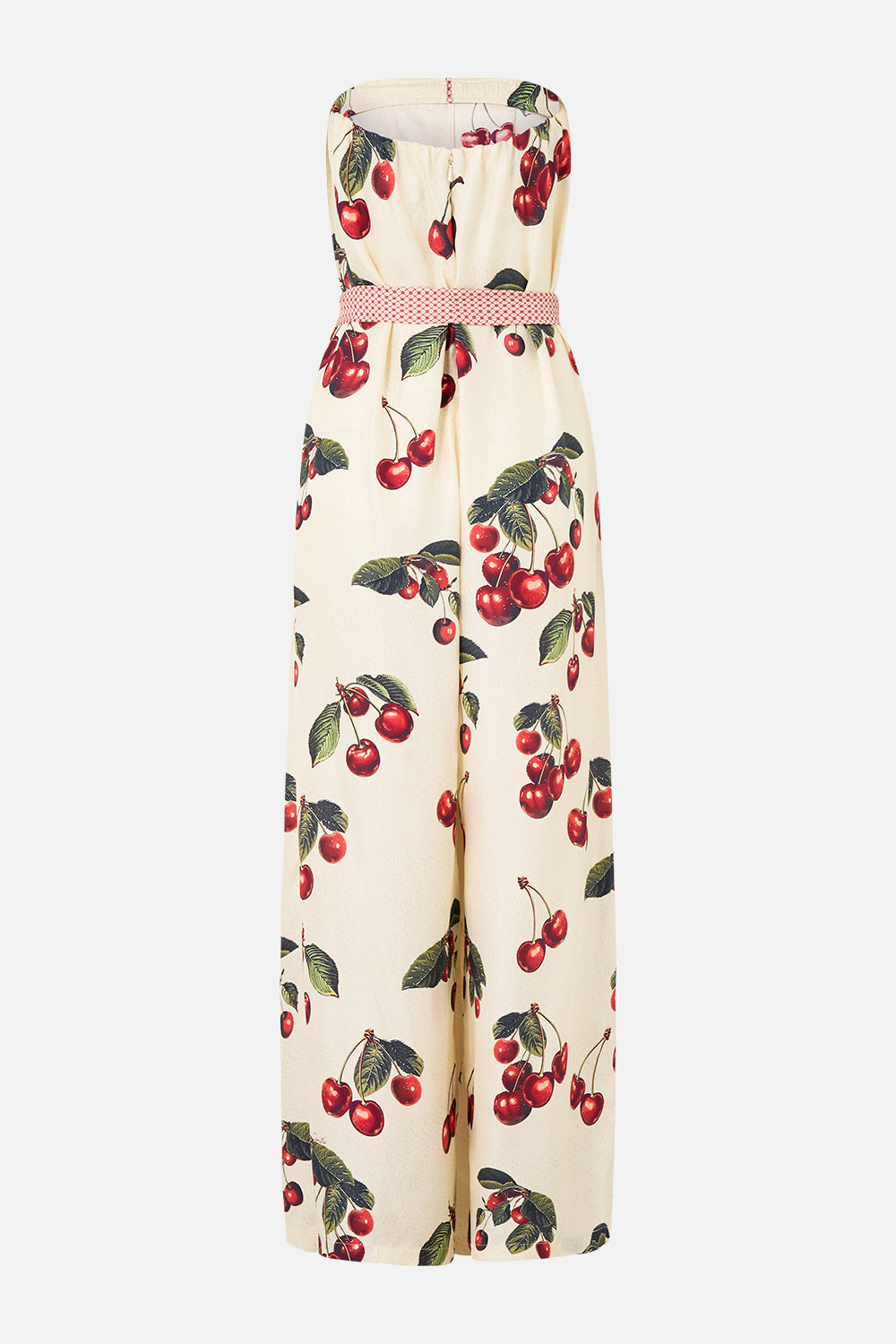 Notes From The Road Front Pleat Strapless Jumpsuit | CAMILLA AU