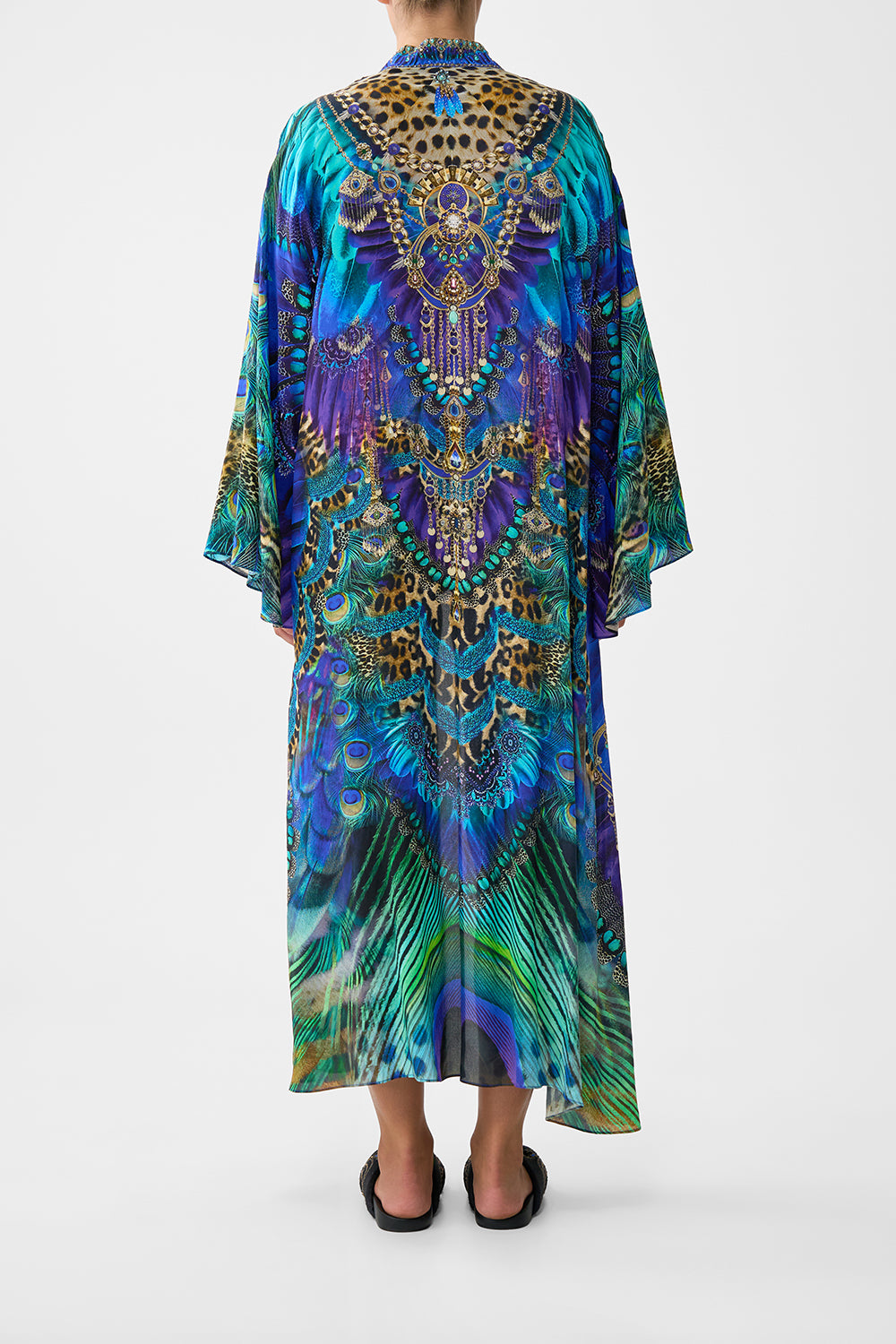 FLARE SLEEVE LONG ROBE COSMIC ZOOLOGY