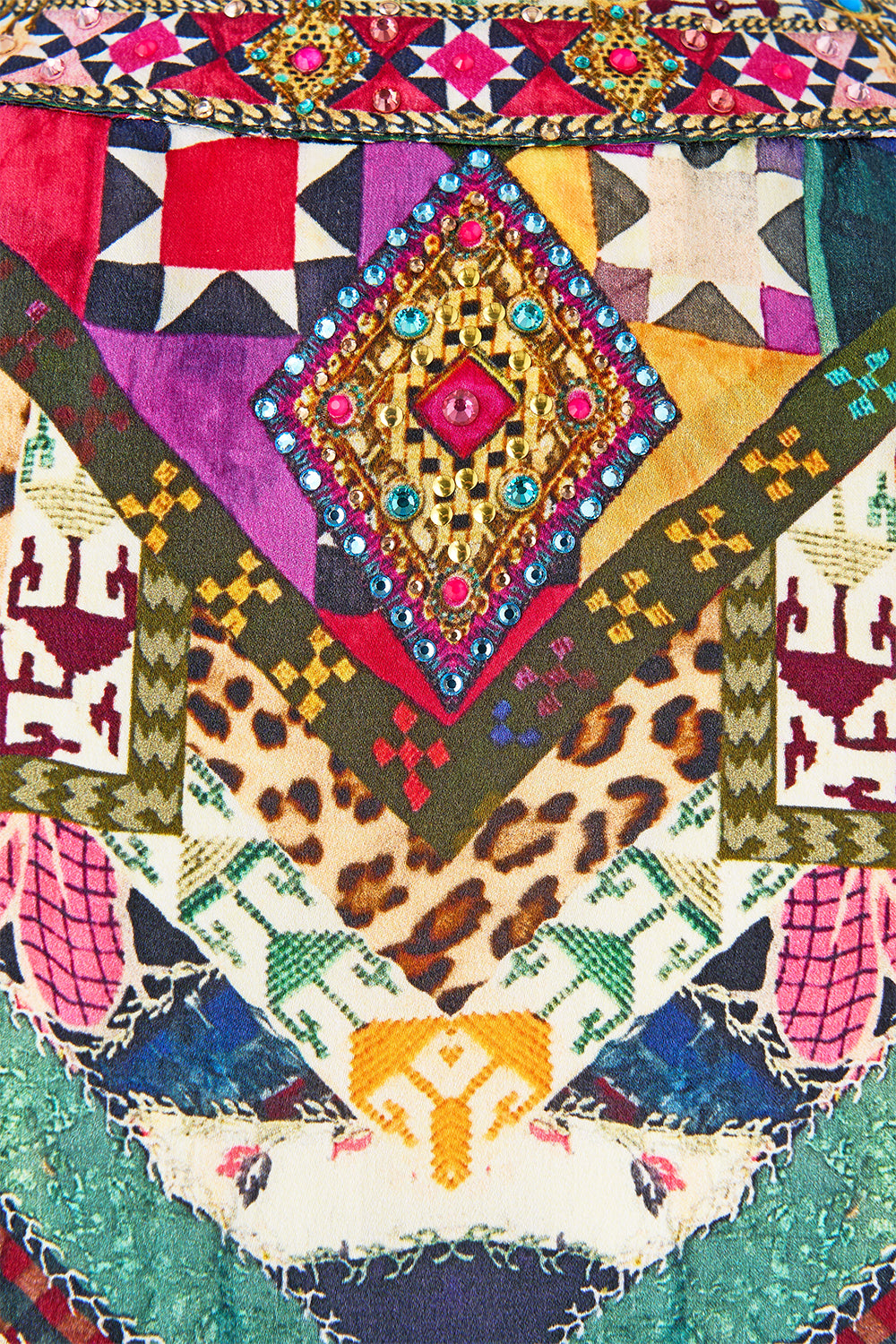 DRAMATIC SLEEVE COCOON LAYER EMBROIDERED EVER AFTER