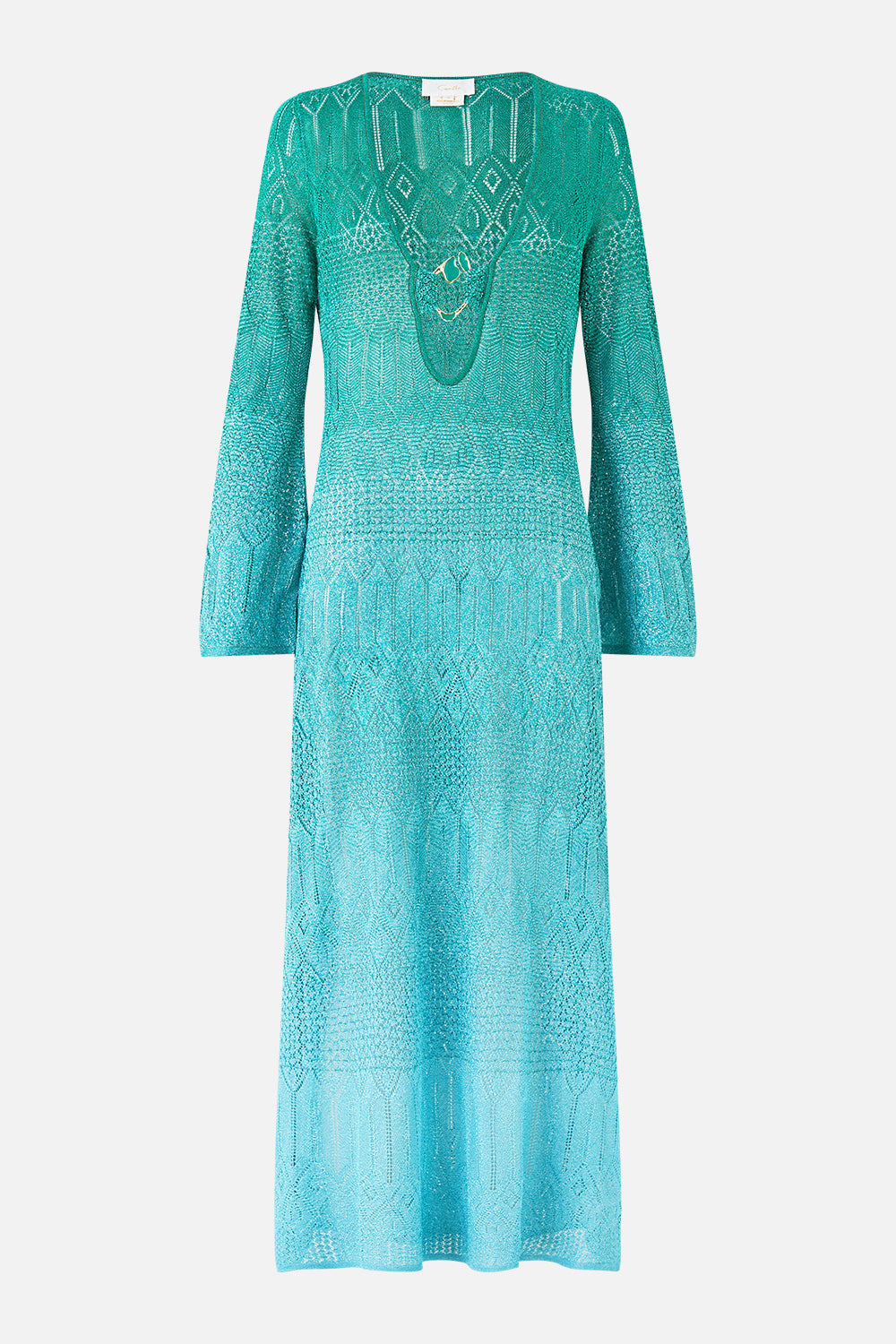 HARDWARE DETAIL PLUNGE KNIT DRESS THE CONCUBINES CORRIDOR