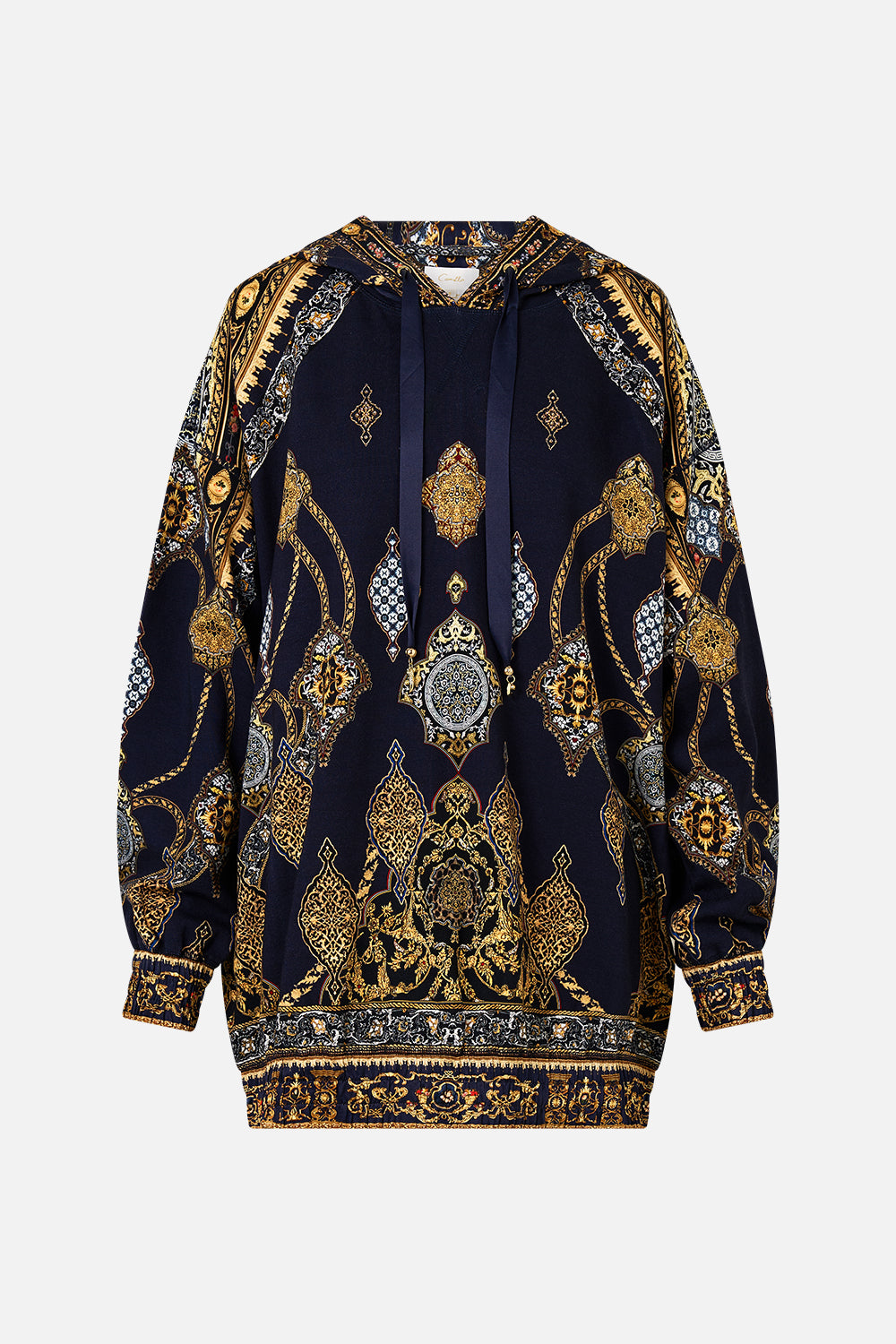 SILK BAND OVERSIZED HOODIE WITH POCKETS THE IMPERIAL GATE