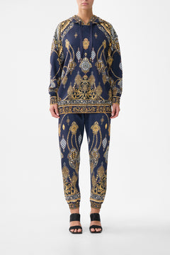 JERSEY TRACK PANT WITH SILK DETAILS THE IMPERIAL GATE