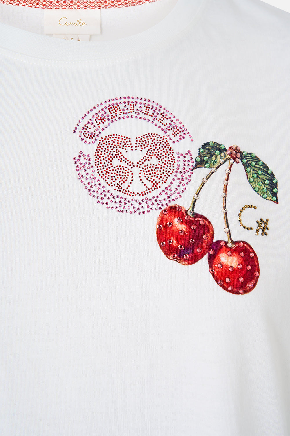 SLIM FIT ROUND NECK T-SHIRT NOTES FROM THE ROAD