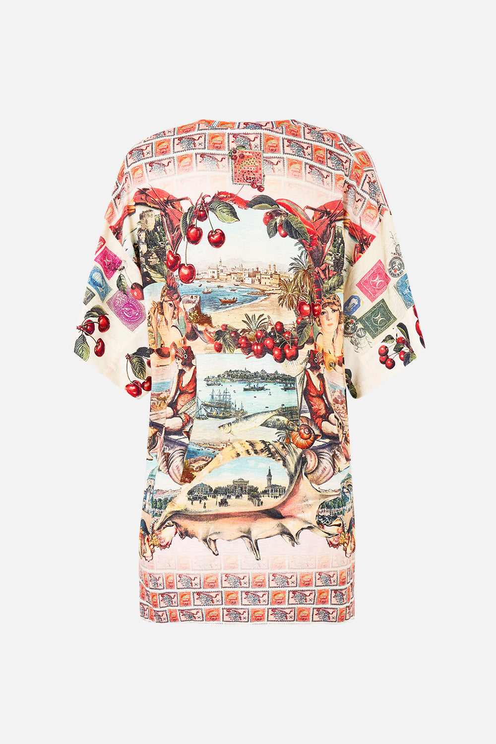 PANELLED SIDE SPLIT TEE NOTES FROM THE ROAD