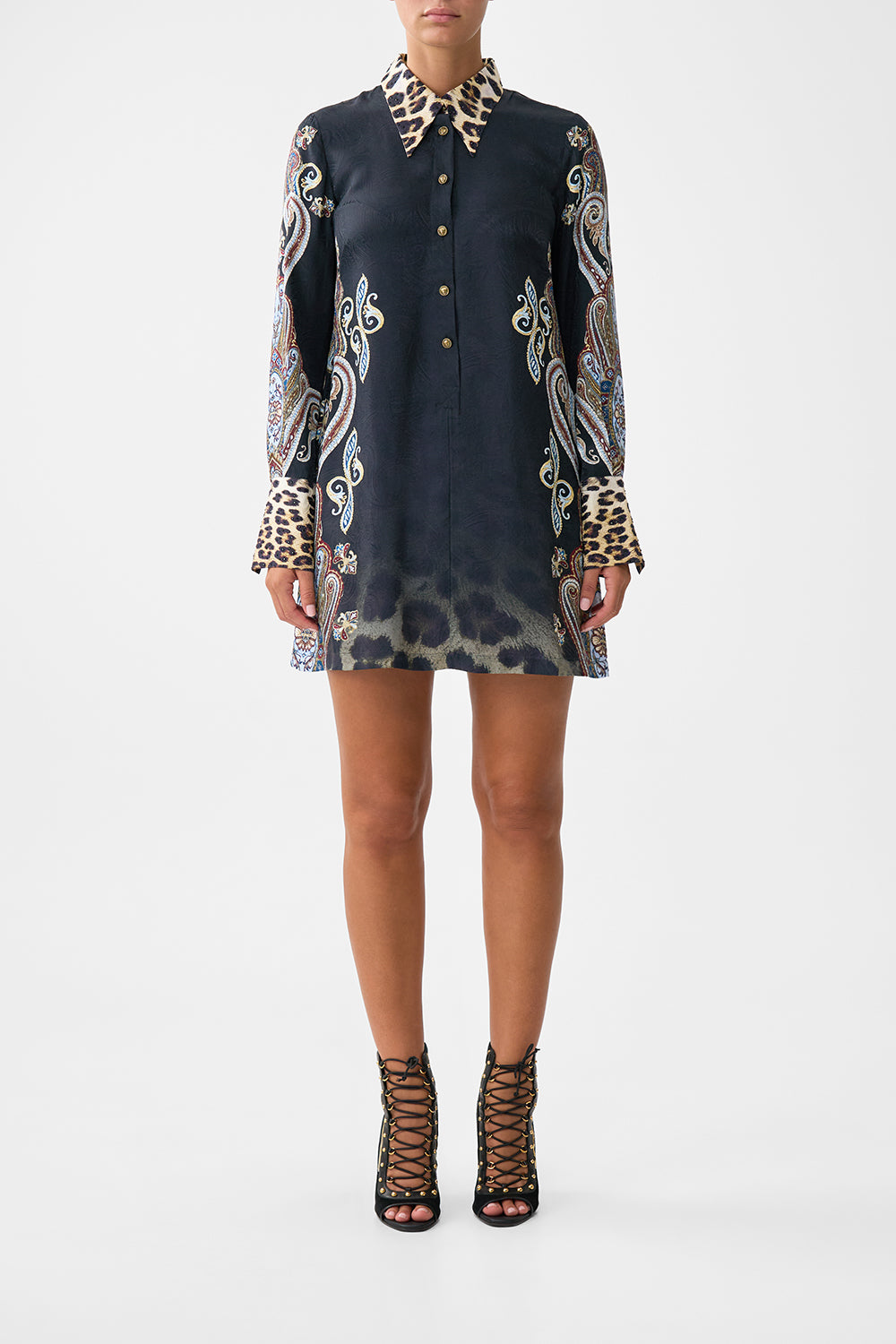 The CAMILLA MINI SHIRT DRESS ISTANBUL ANIMALIAISTANBUL ANIMALIA