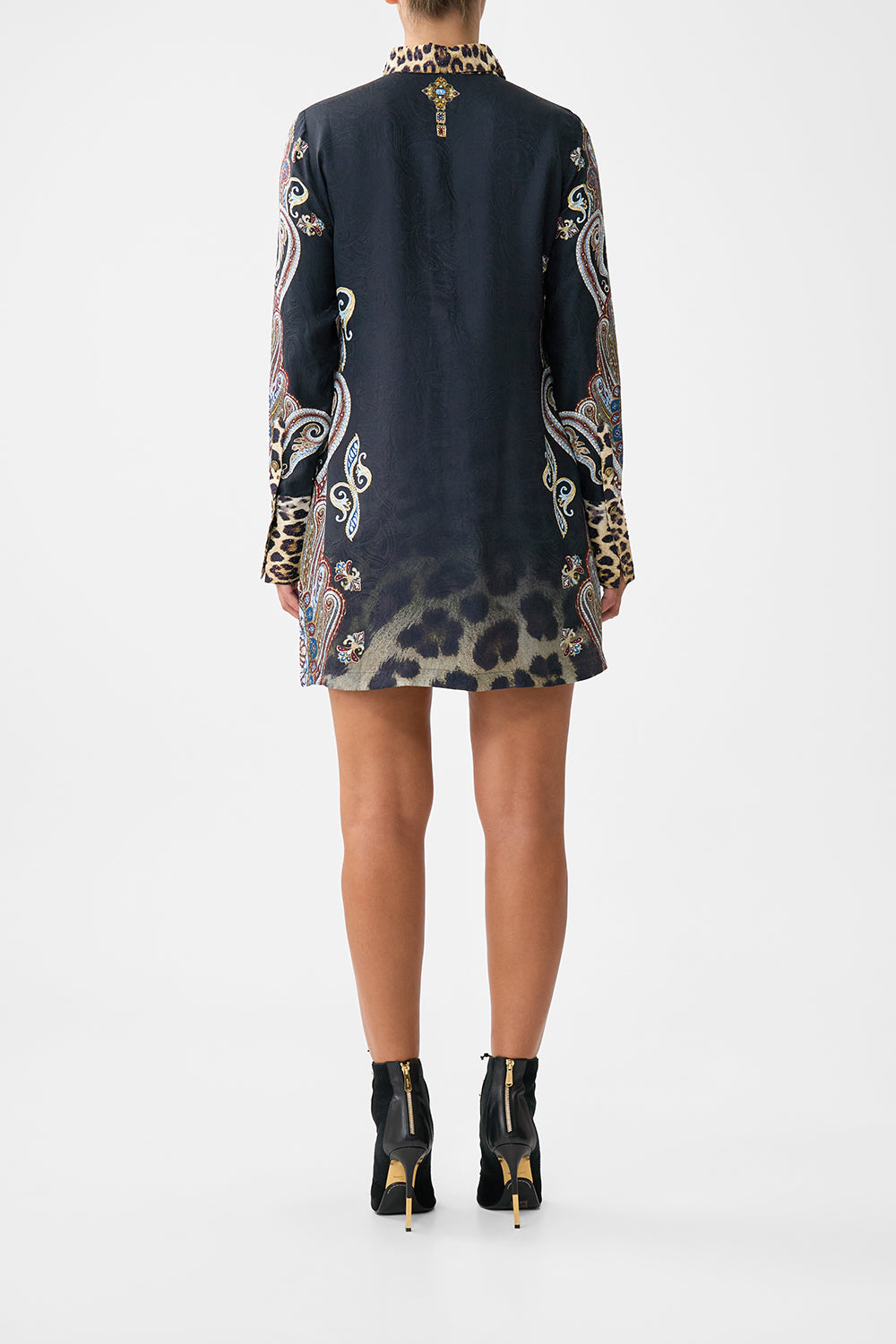 The CAMILLA MINI SHIRT DRESS ISTANBUL ANIMALIA
