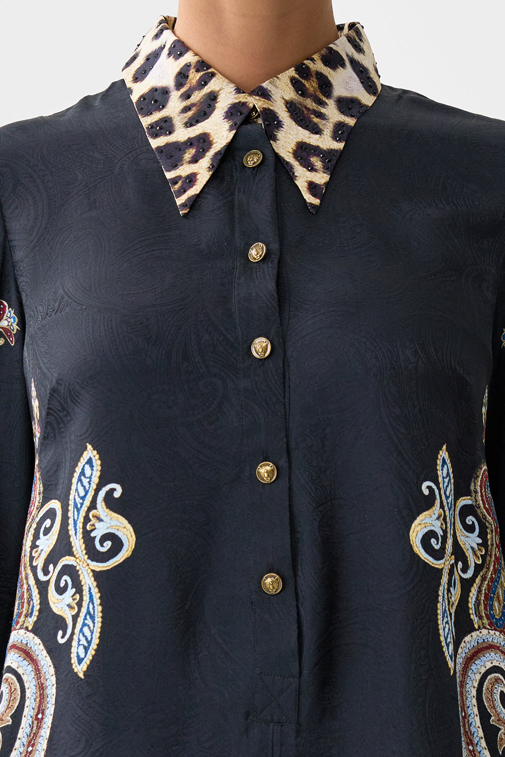 The CAMILLA MINI SHIRT DRESS ISTANBUL ANIMALIA