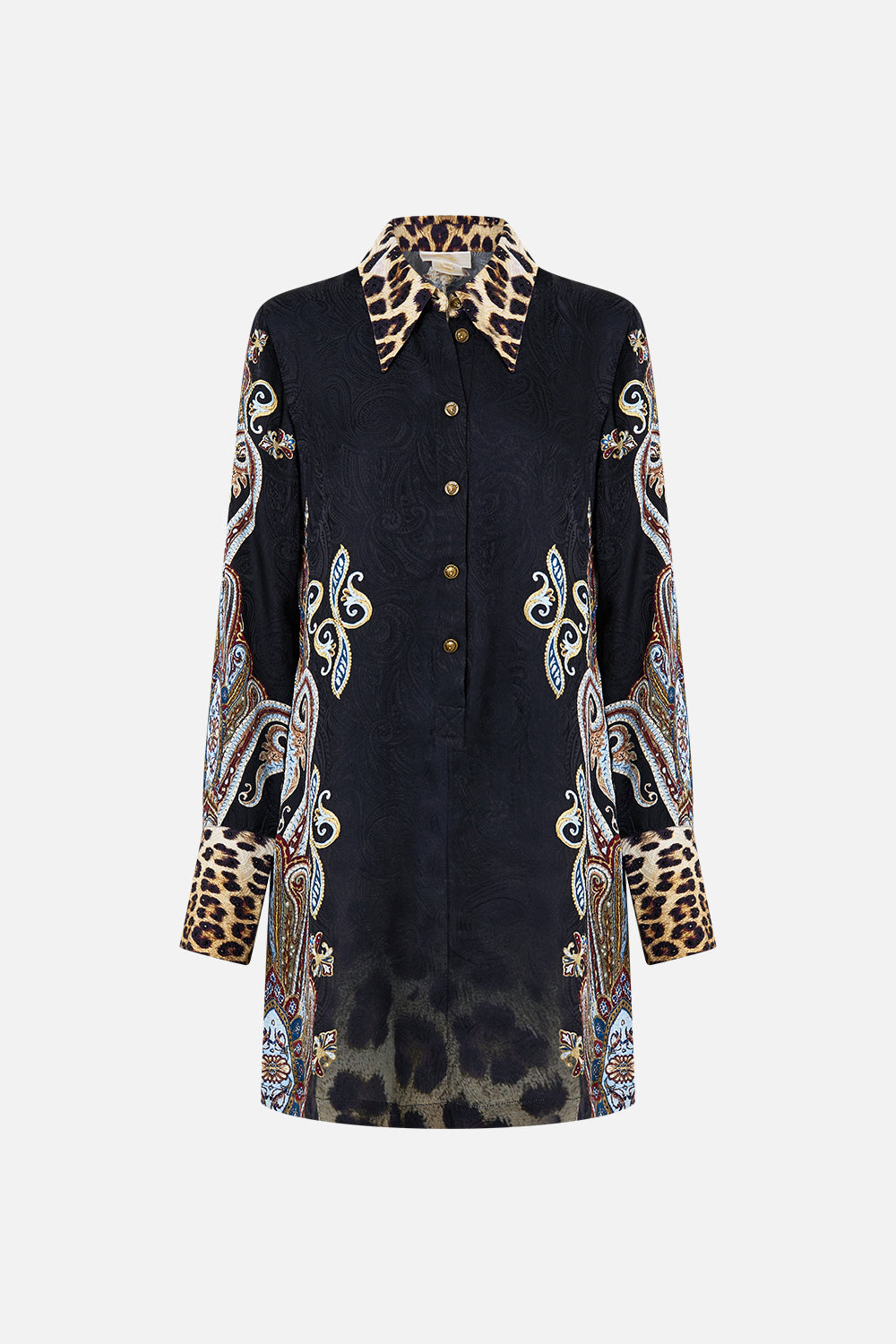 The CAMILLA MINI SHIRT DRESS ISTANBUL ANIMALIA