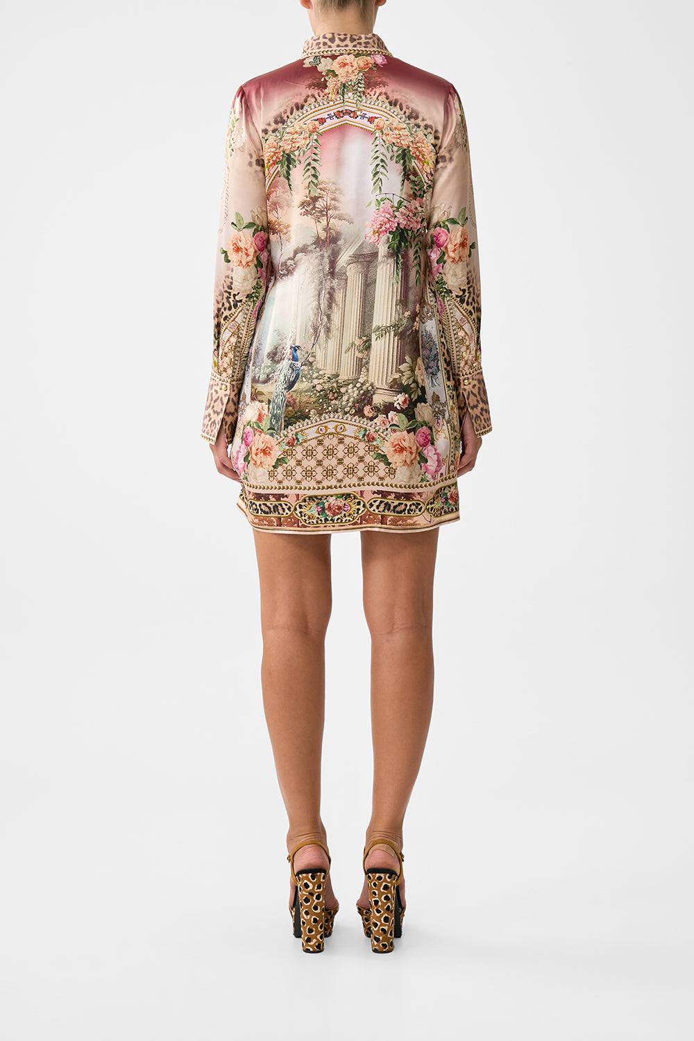 MINI SHIRT DRESS WATERCOLOUR WONDERLAND