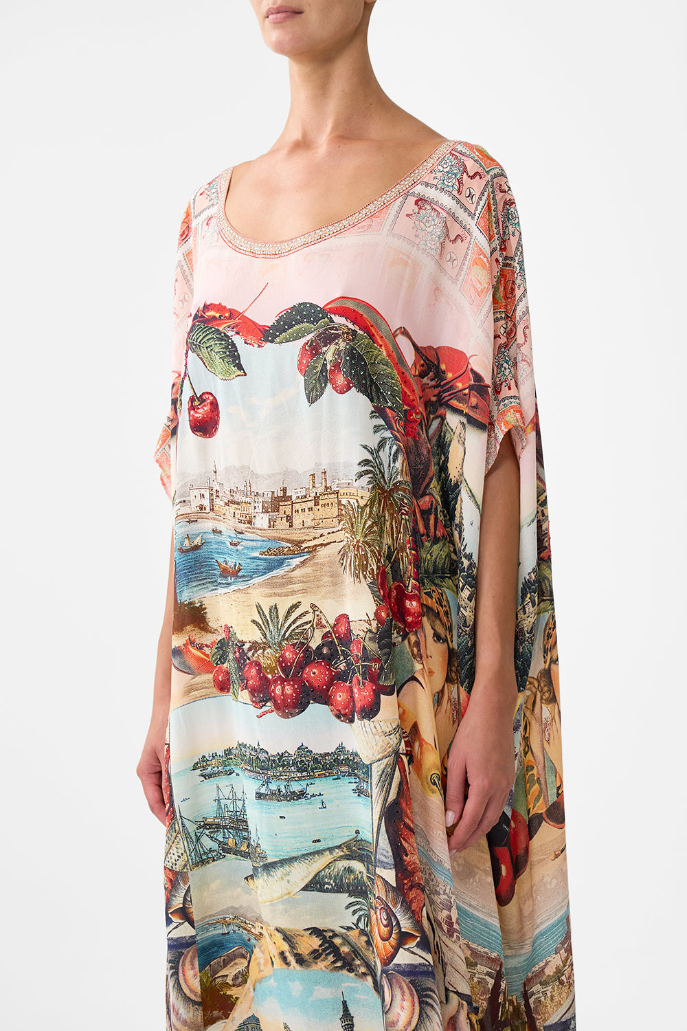 ROUND NECK KAFTAN NOTES FROM THE ROAD