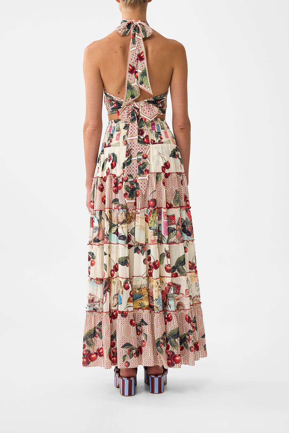 HALTER TIE BACK TOP NOTES FROM THE ROAD