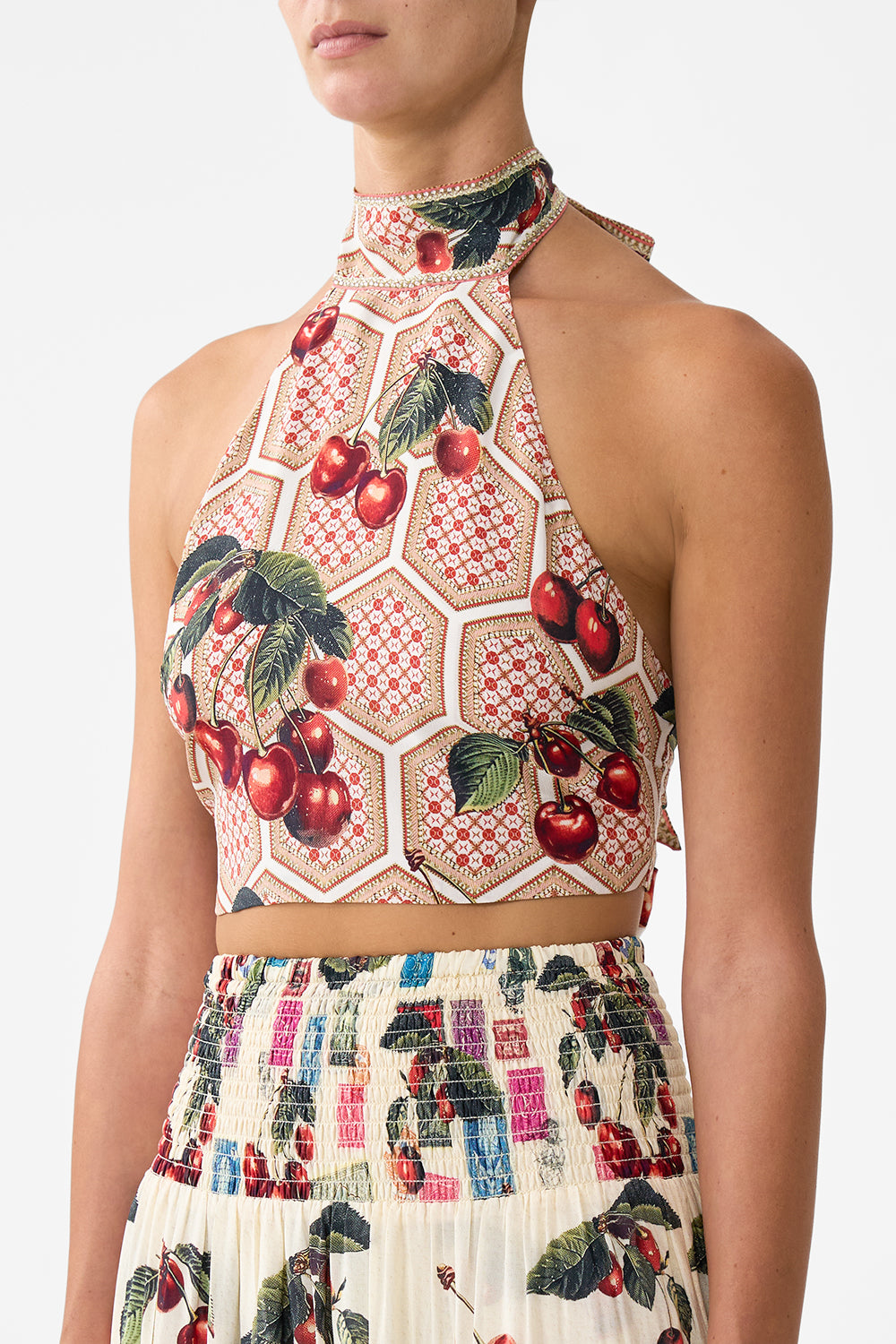 HALTER TIE BACK TOP NOTES FROM THE ROAD