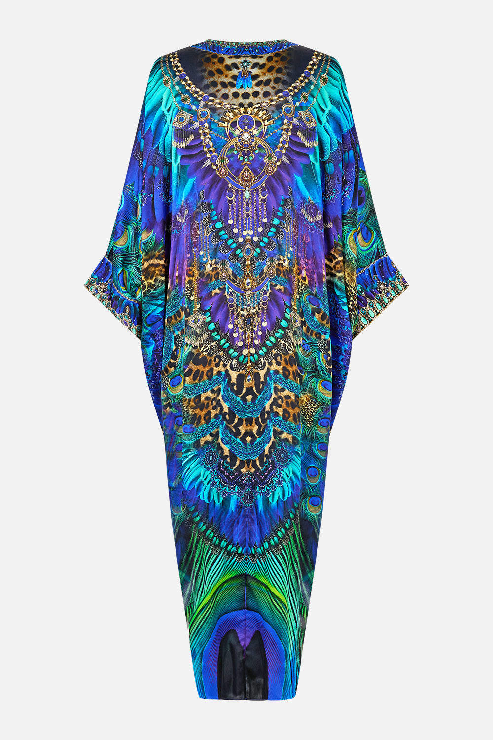 PIERCED V NECK KAFTAN COSMIC ZOOLOGY