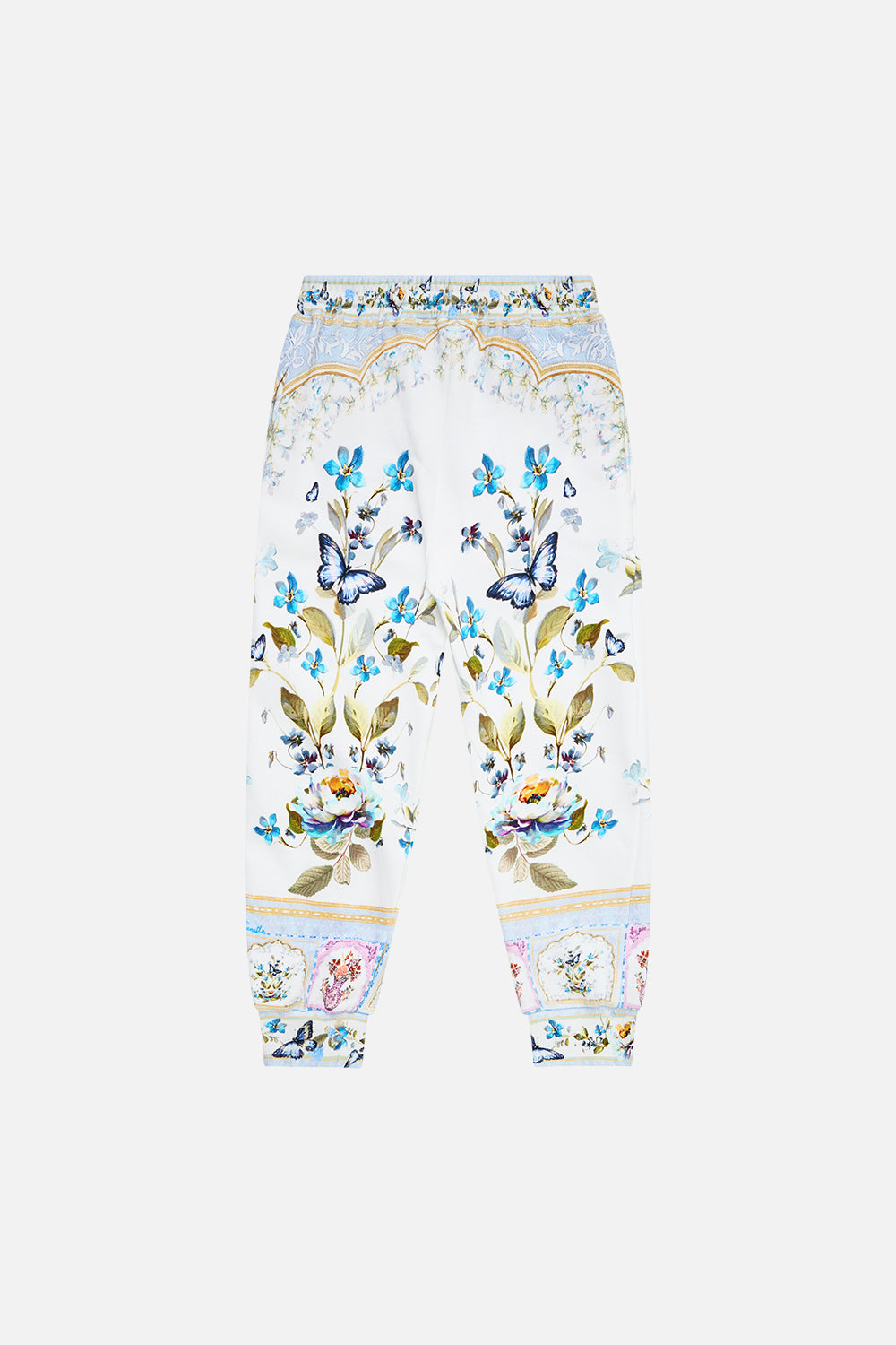 The CAMILLA KIDS RELAXED TRACK PANT WITH ELASTIC WAIST BOTANICAL BALLADS